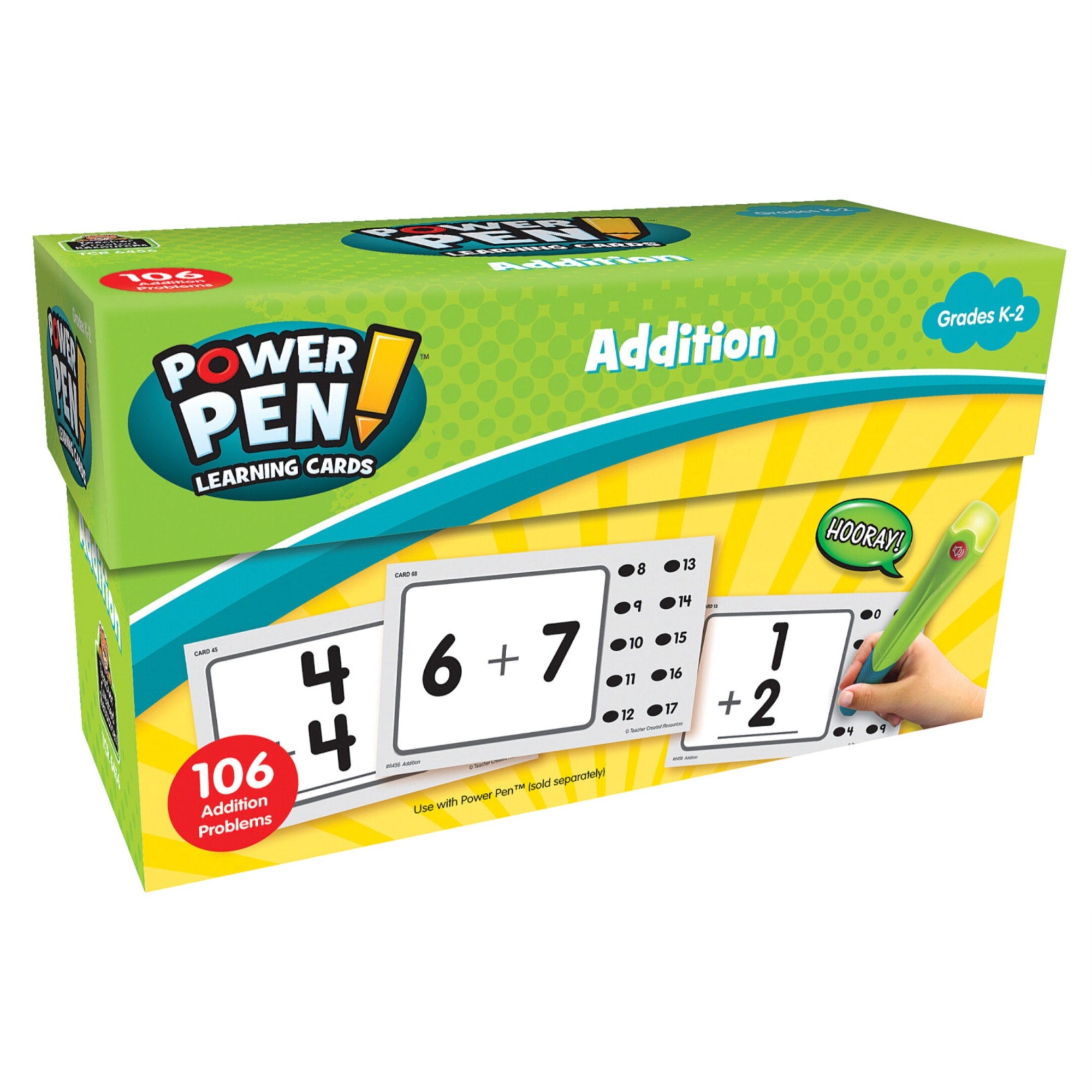 Teacher Created Resources Power Pen Learning Cards, Addition, Grades K To 2