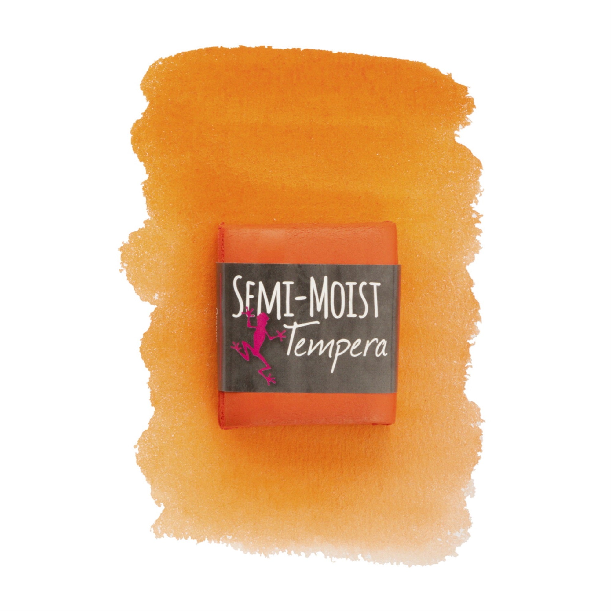 Jack Richeson Semi-Moist Tempera Cake, Orange