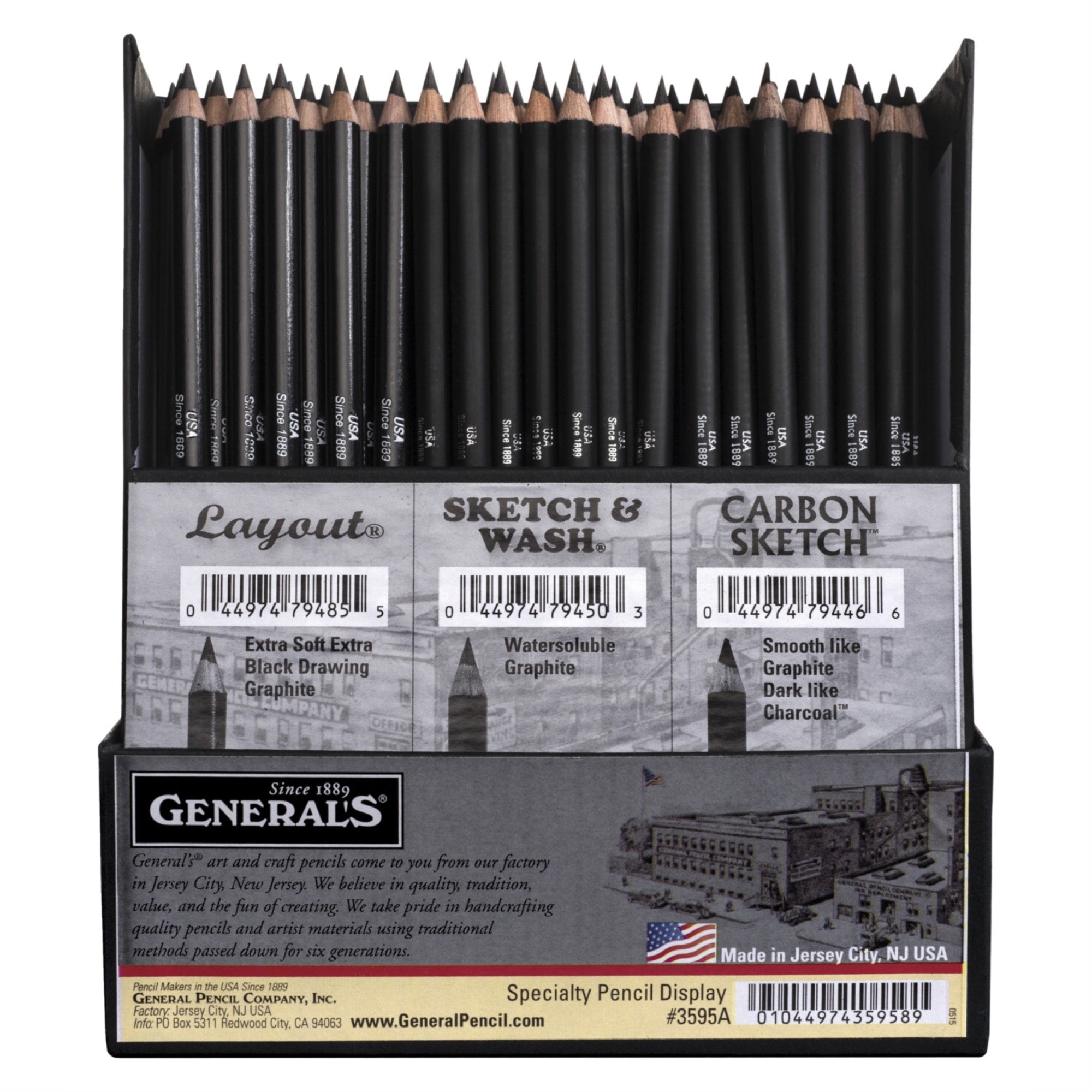 General'S Specialty Pencils, Set Of 108