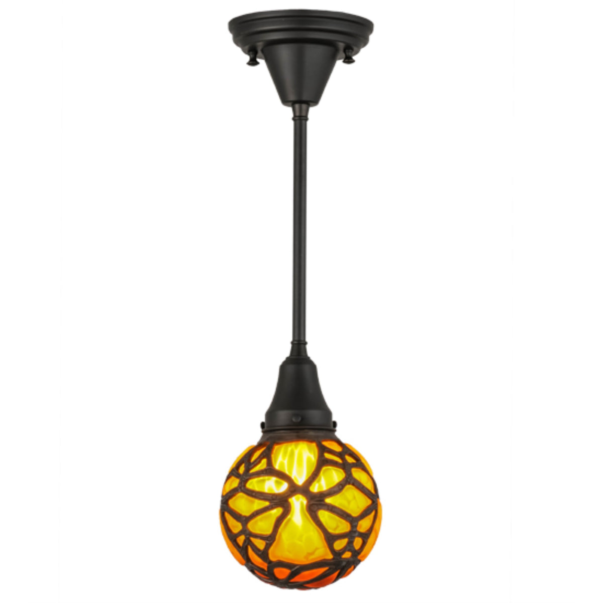 6'W Castle Butterfly Orb Mini Pendant