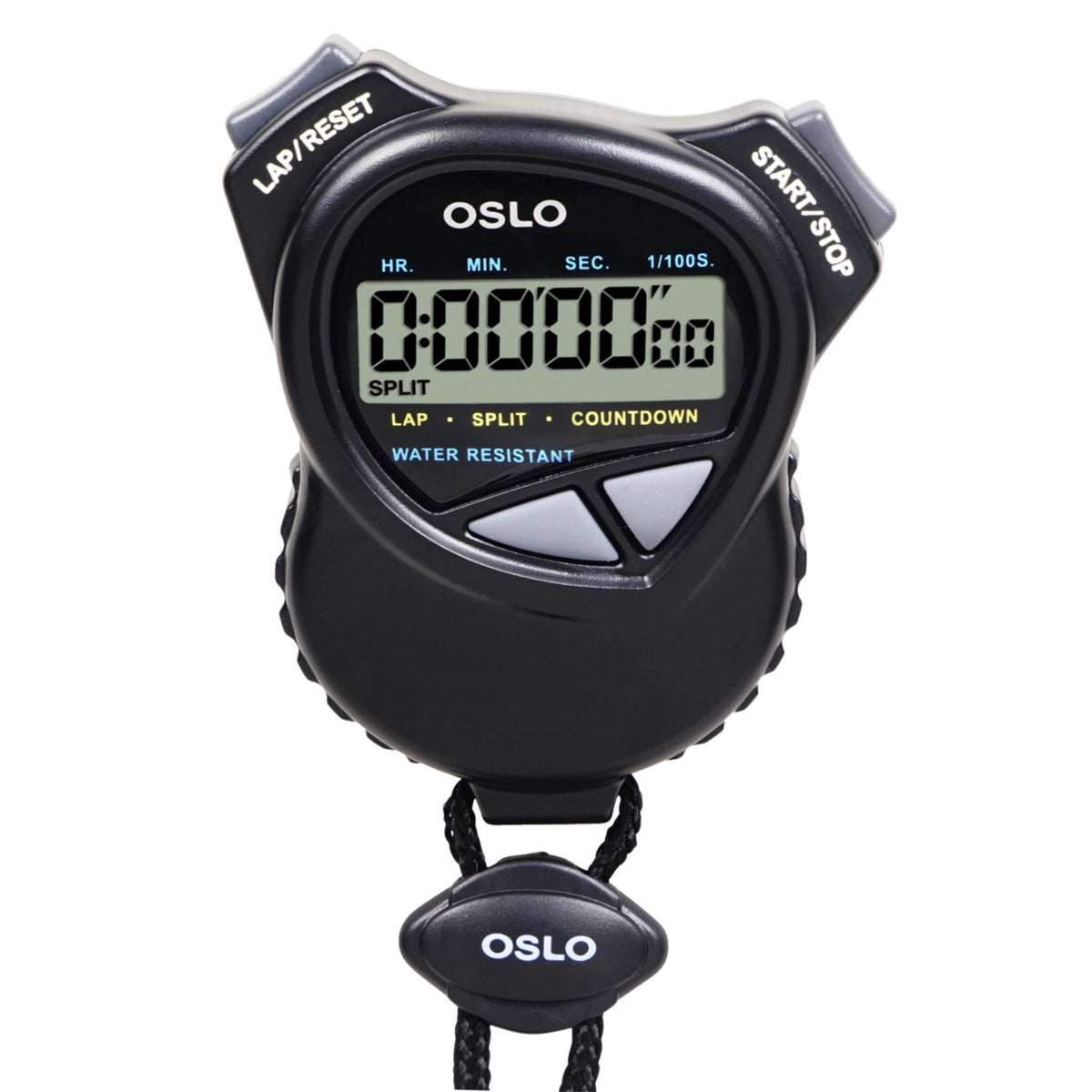 Robic Dual Stopwatch And Countdown Timer, 1000W, Black