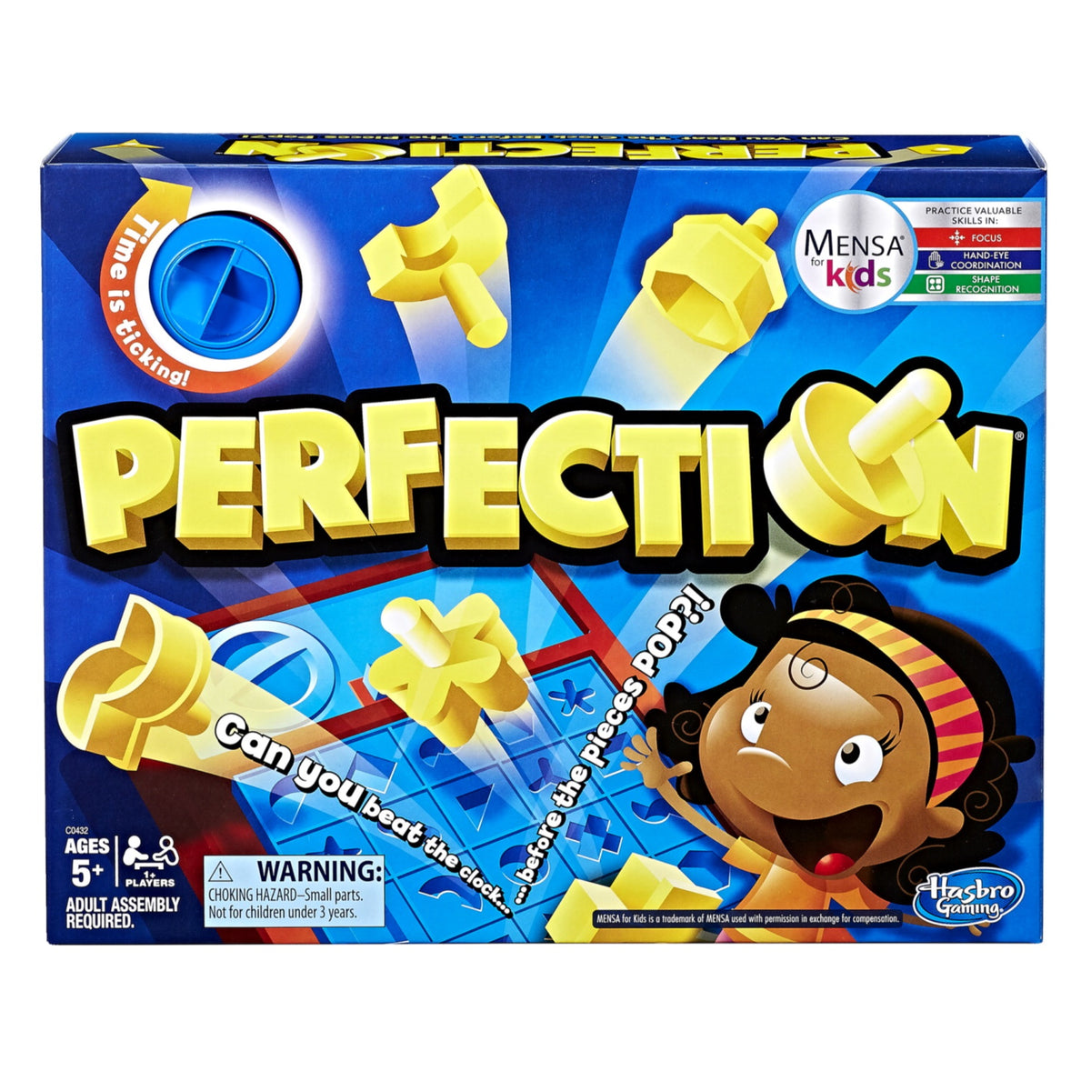 Hasbro Perfection Game, Shape Puzzle Game, Ages 5 And Up