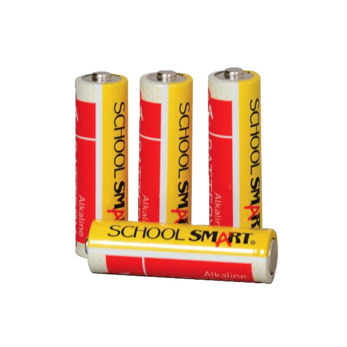 School Smart Batteries Alkaline Aa, Pack Of 48