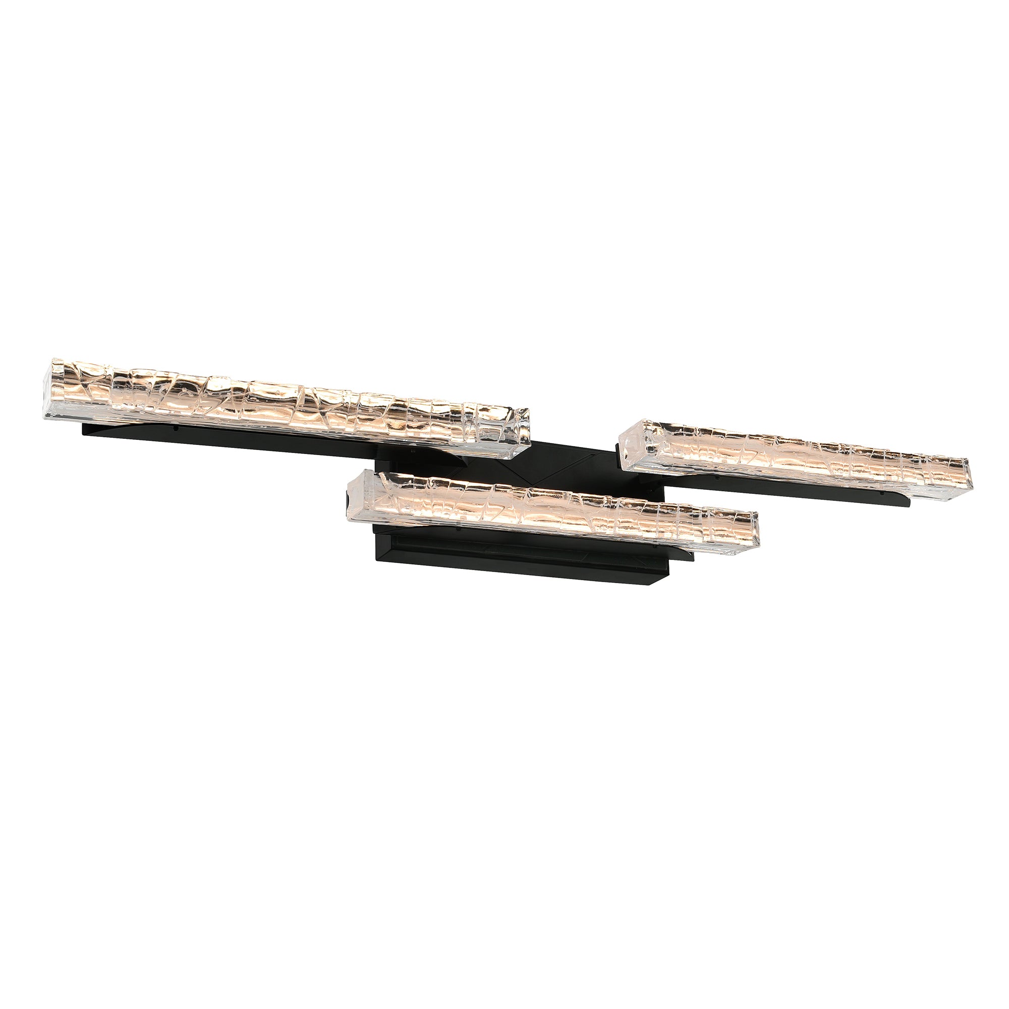 Valira Integrated Led Black Vanity Light