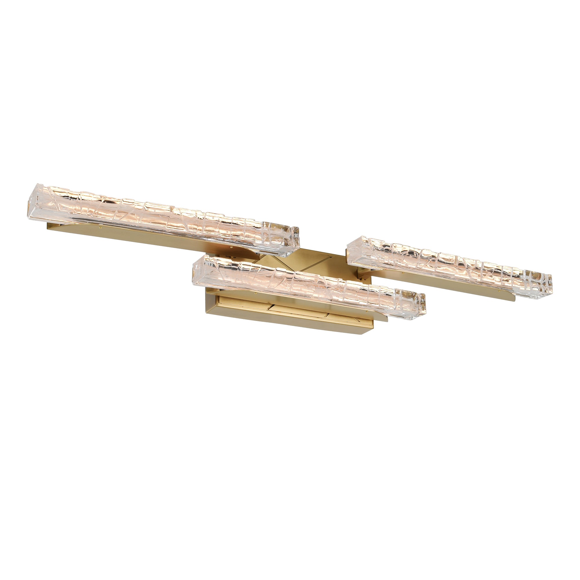 Valira Integrated Led Brass Vanity Light