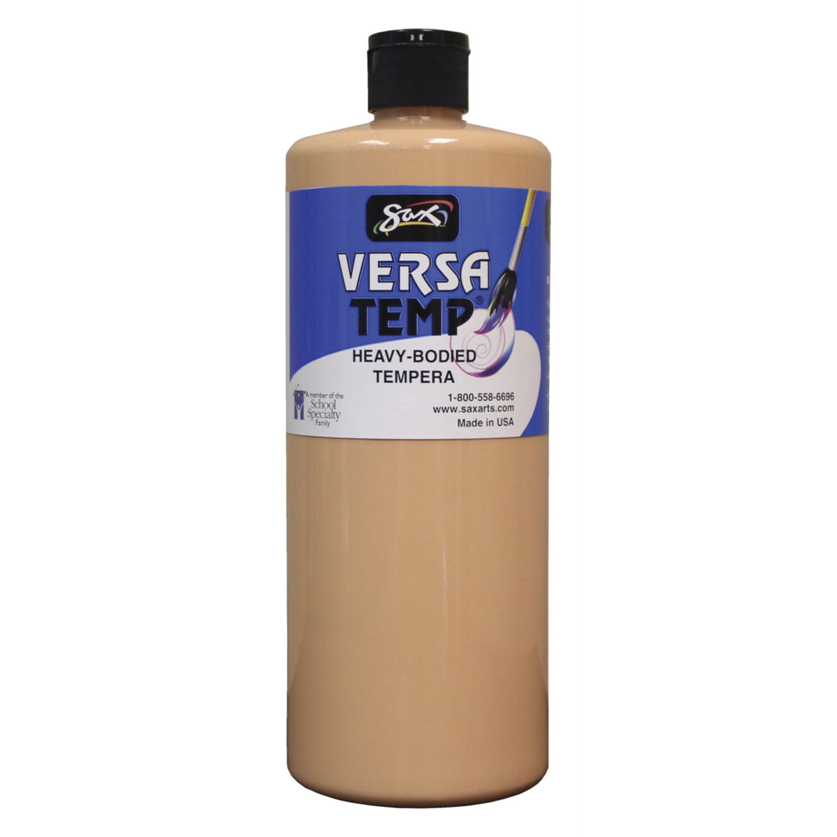 Sax Versatemp Heavy-Bodied Tempera, Peach, Quart