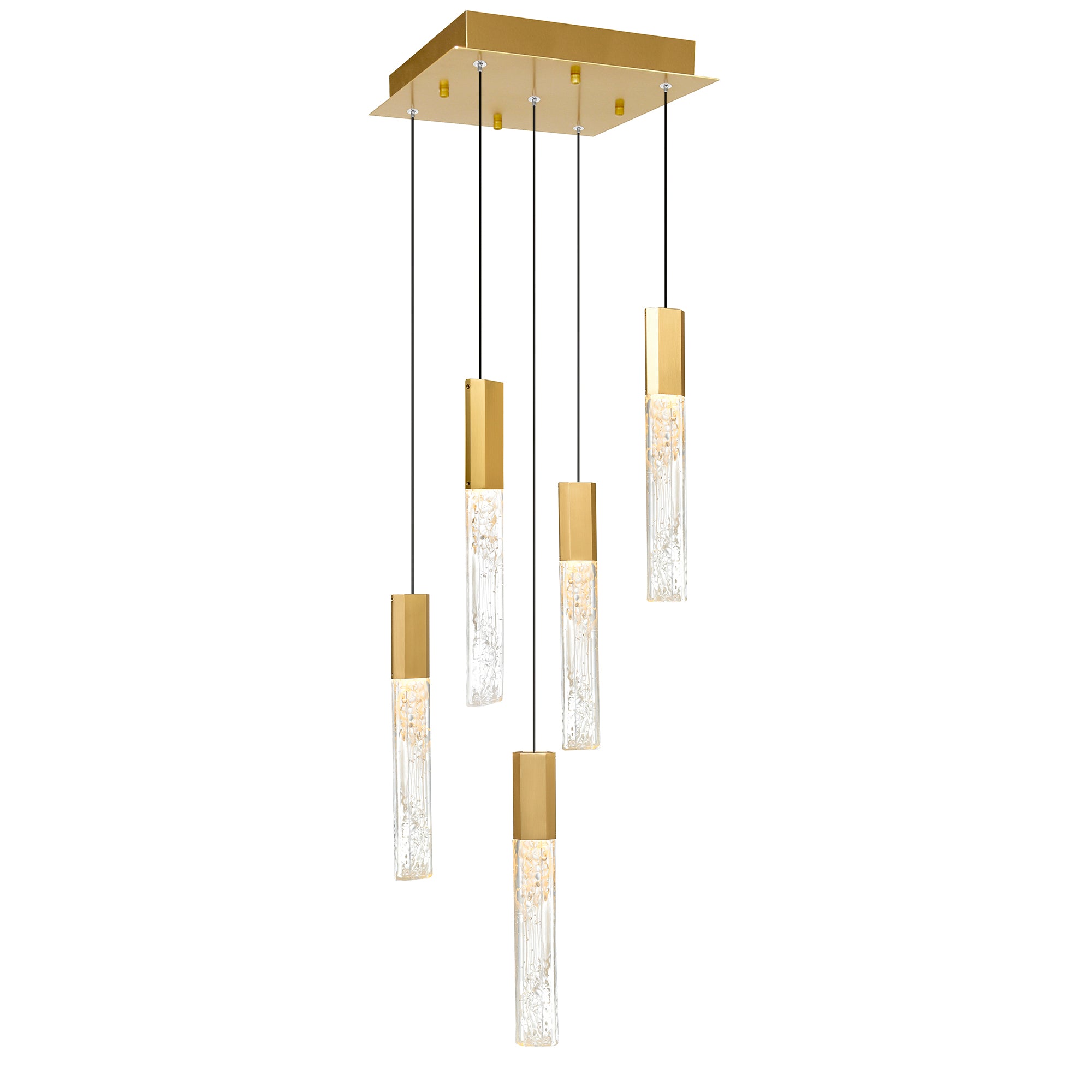 Greta Integrated Led Brass Mini Pendant