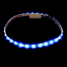 Blue LED Flexible Light Strip White Background