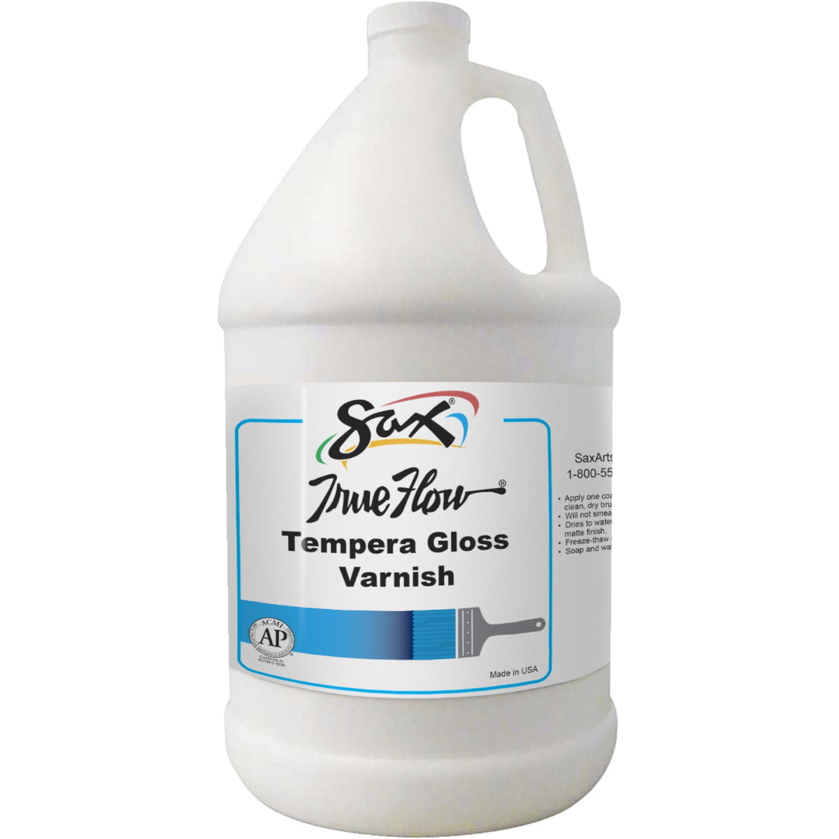 Sax True Flow Tempera Varnish, 1 Gallon