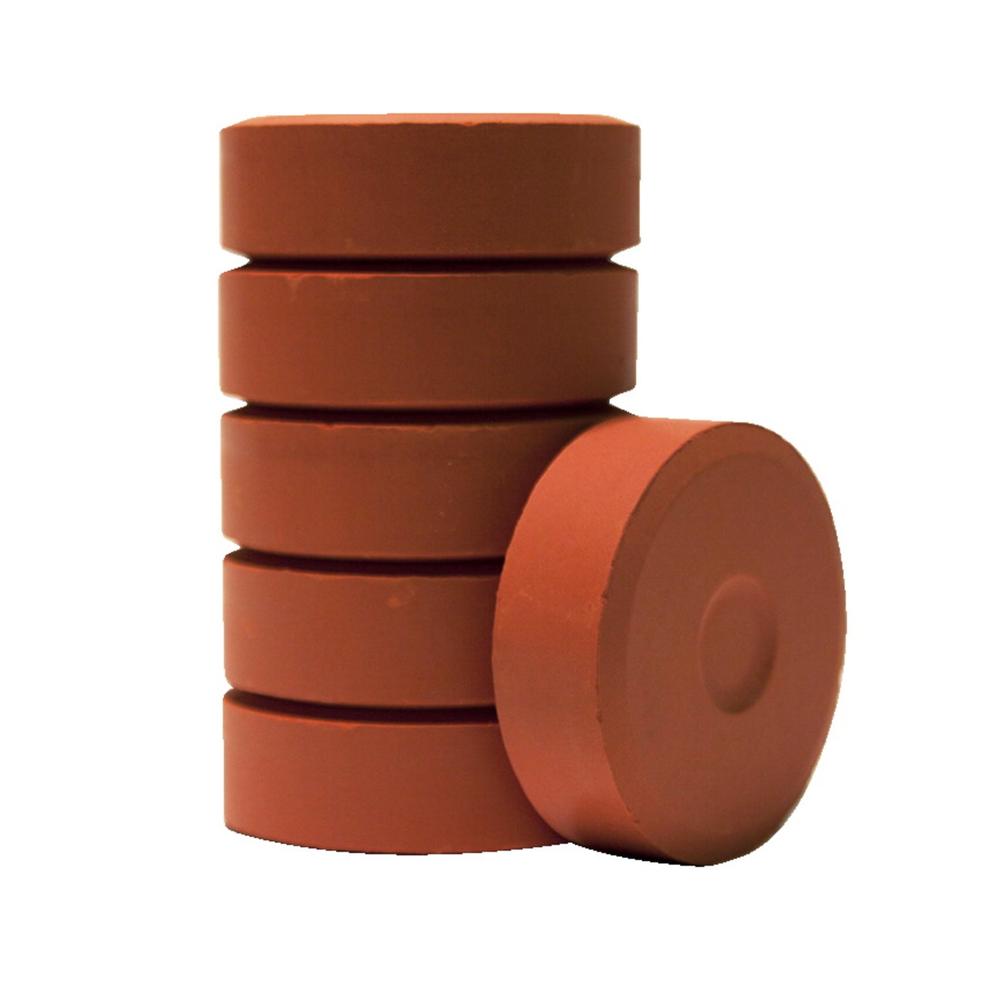 Jack Richeson Large Tempera Cakes, Burnt Sienna, Pack Of 6