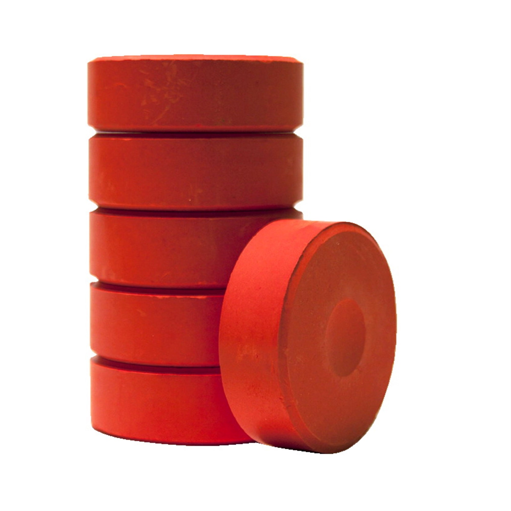 Jack Richeson Large Tempera Cakes, Brilliant Red, Pack Of 6