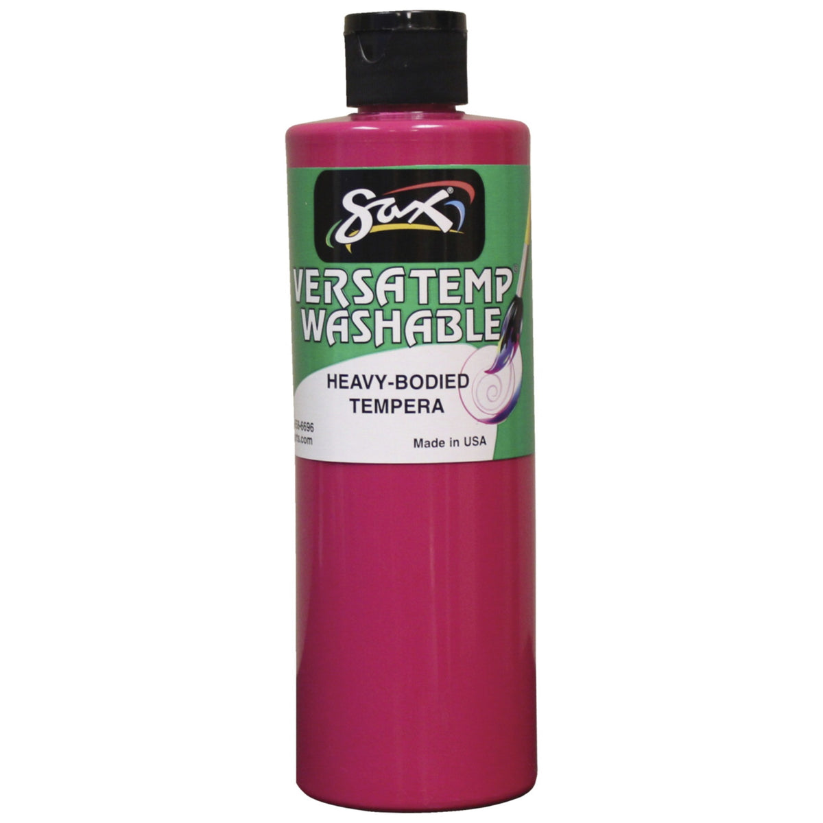 Sax Washable Versatemp Heavy Bodied Tempera Paint, Magenta, Pint