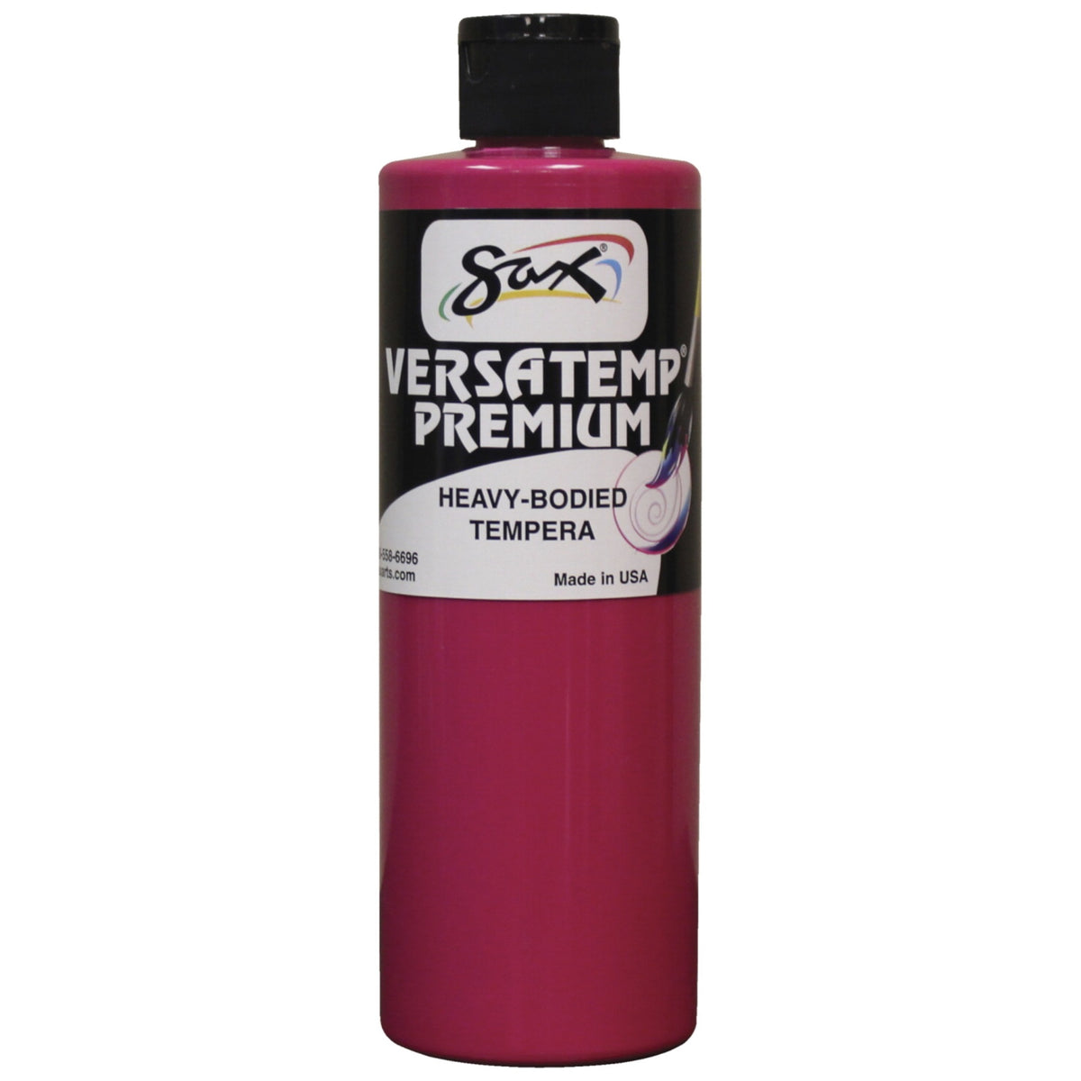 Sax Versatemp Premium Heavy-Bodied Tempera Paint, Magenta, Pint