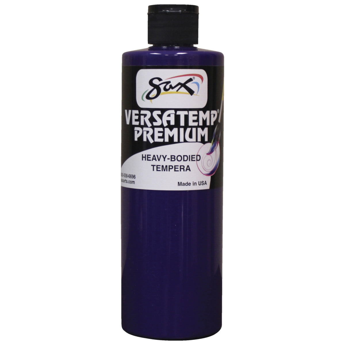 Sax Versatemp Premium Heavy-Bodied Tempera Paint, Violet, Pint