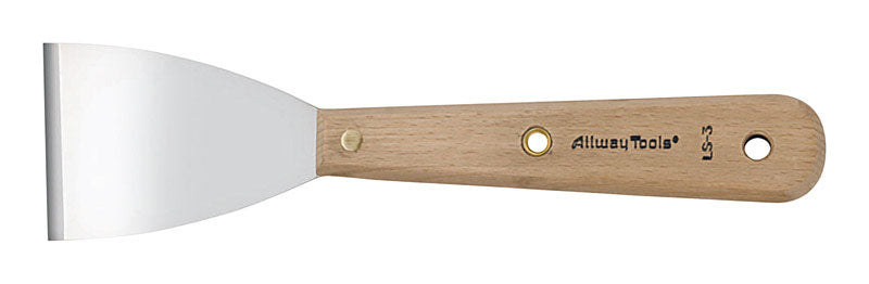 Wood Hdl Scrapr 3W 12L (Pack Of 1)