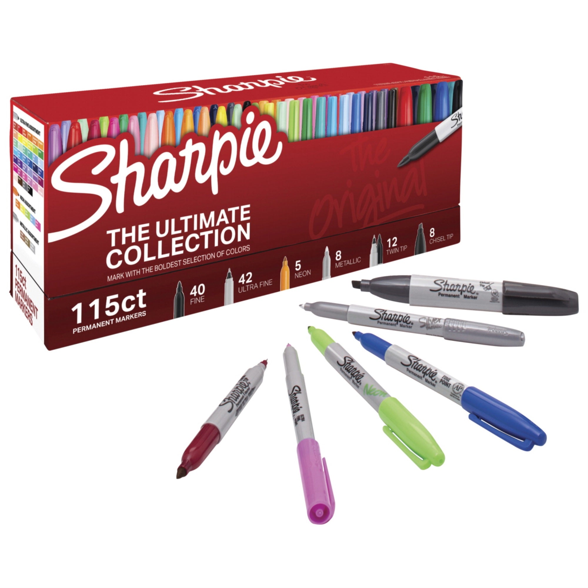 Sharpie Ultimate Pack Collection, Assorted Sizes, Assorted Colors, Set Of 115