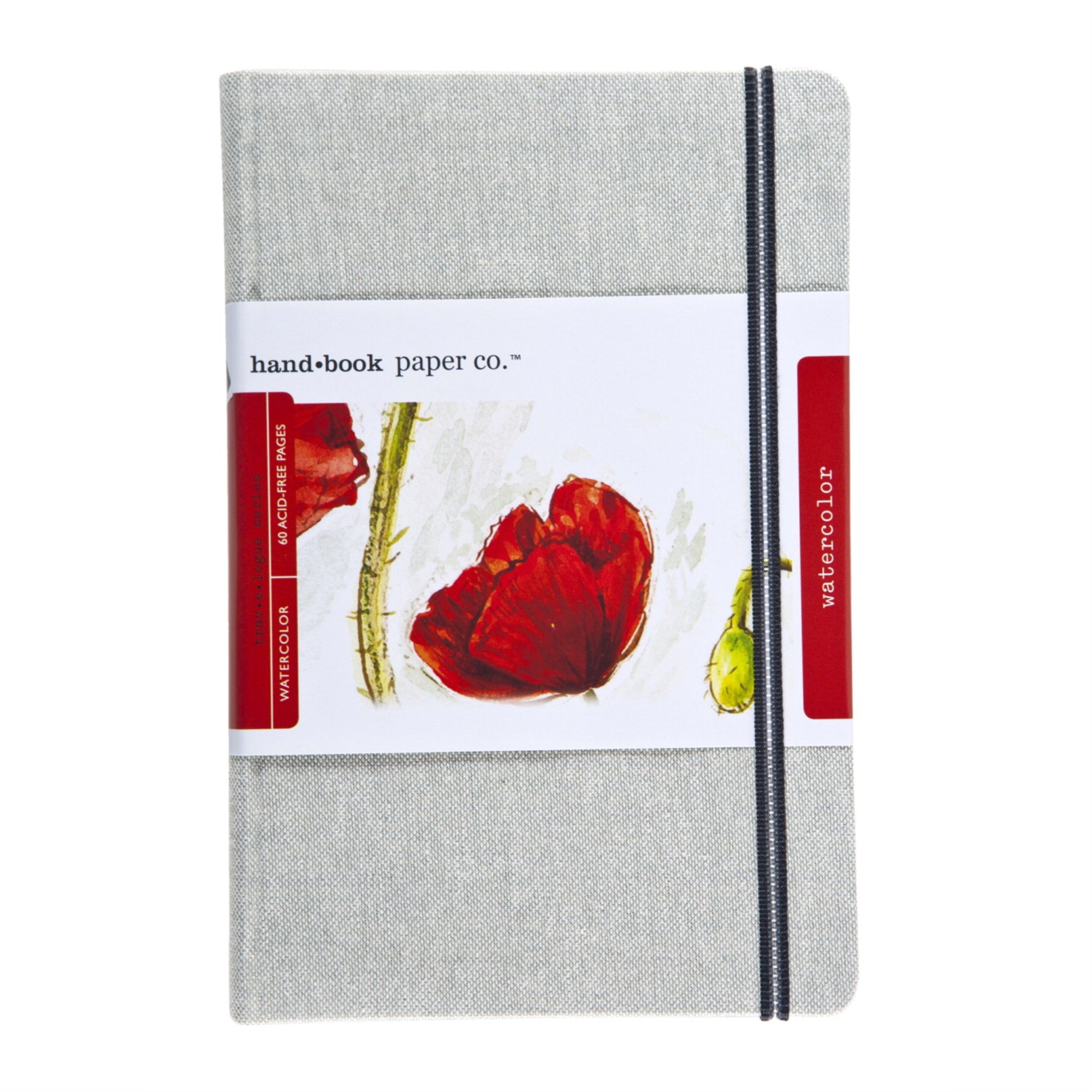 Travel Series Watercolor Journal, 8-1/4 X 5 Inches, 30 Sheets