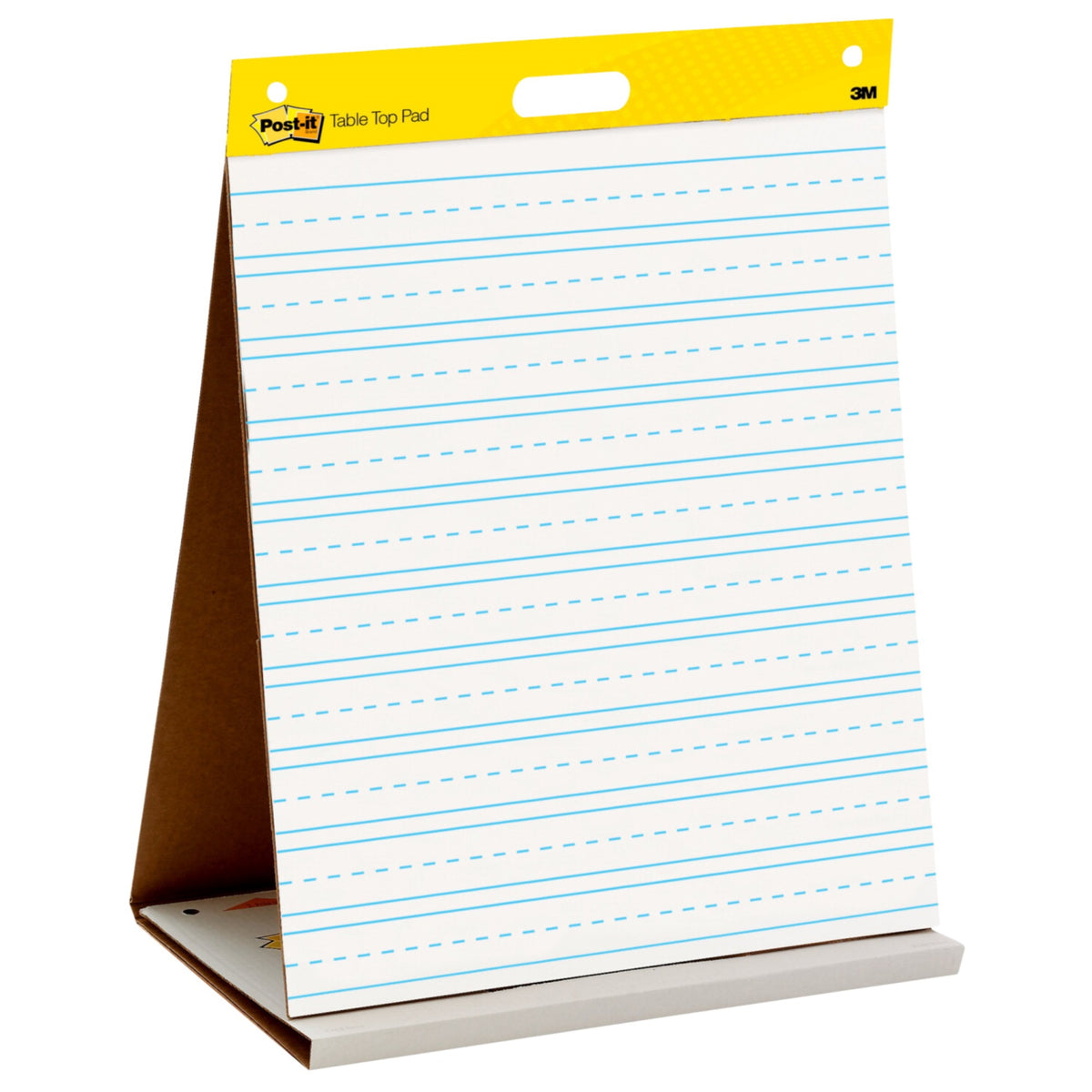 Post It Tabletop Easel, 20 X 23 Inches, Ruled, White, 20 Sheets, Pack Of 6