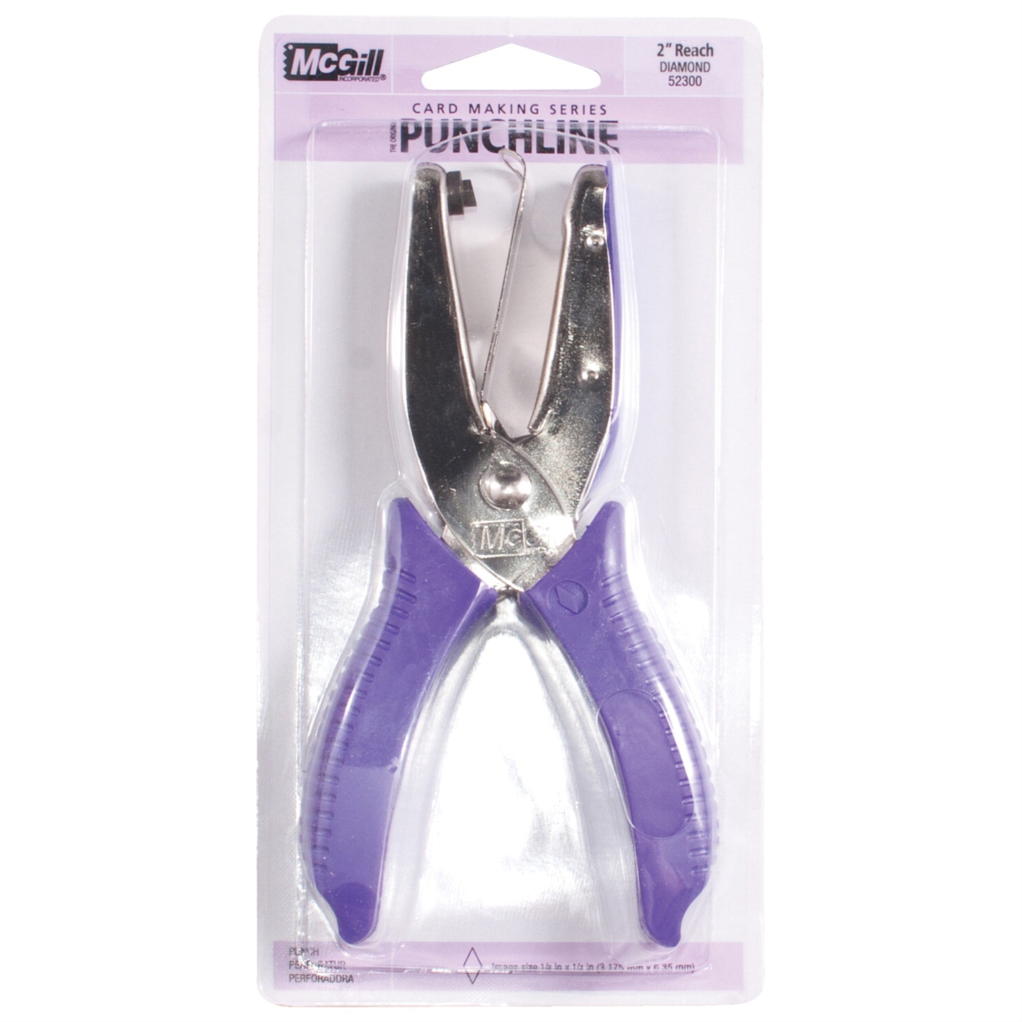 Mcgill Punchline Handheld Punch, Diamond, 2 Inch Reach