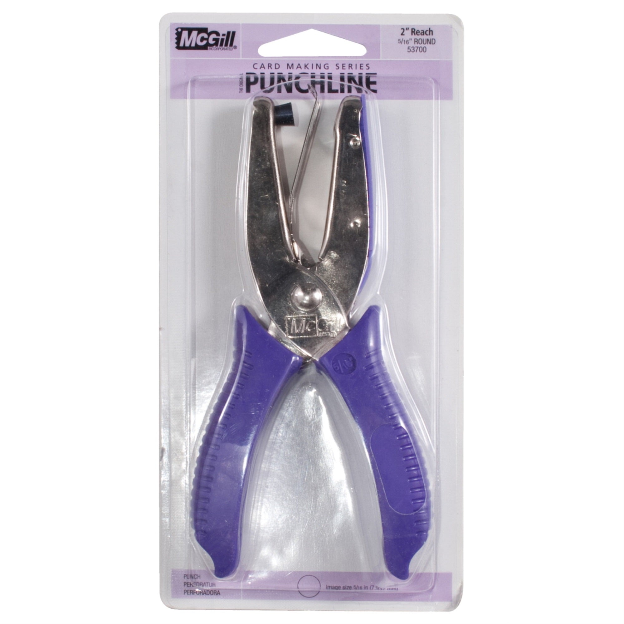 Mcgill Punchline Handheld Punch, 5/16 Inch Round, 2 Inch Reach
