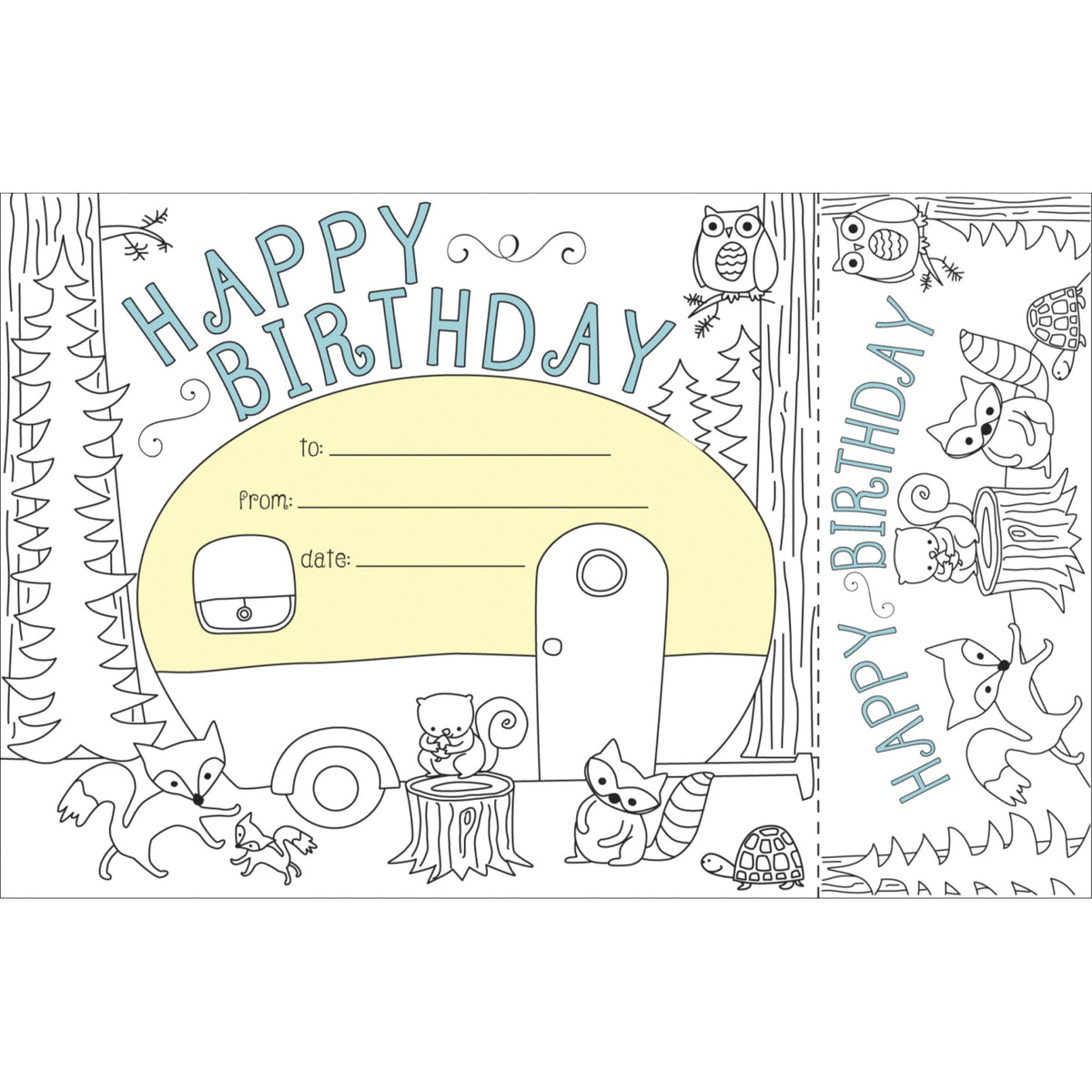Barker Creek Color Me! Happy Birthday Awards And Bookmarks Set , Pack Of 30
