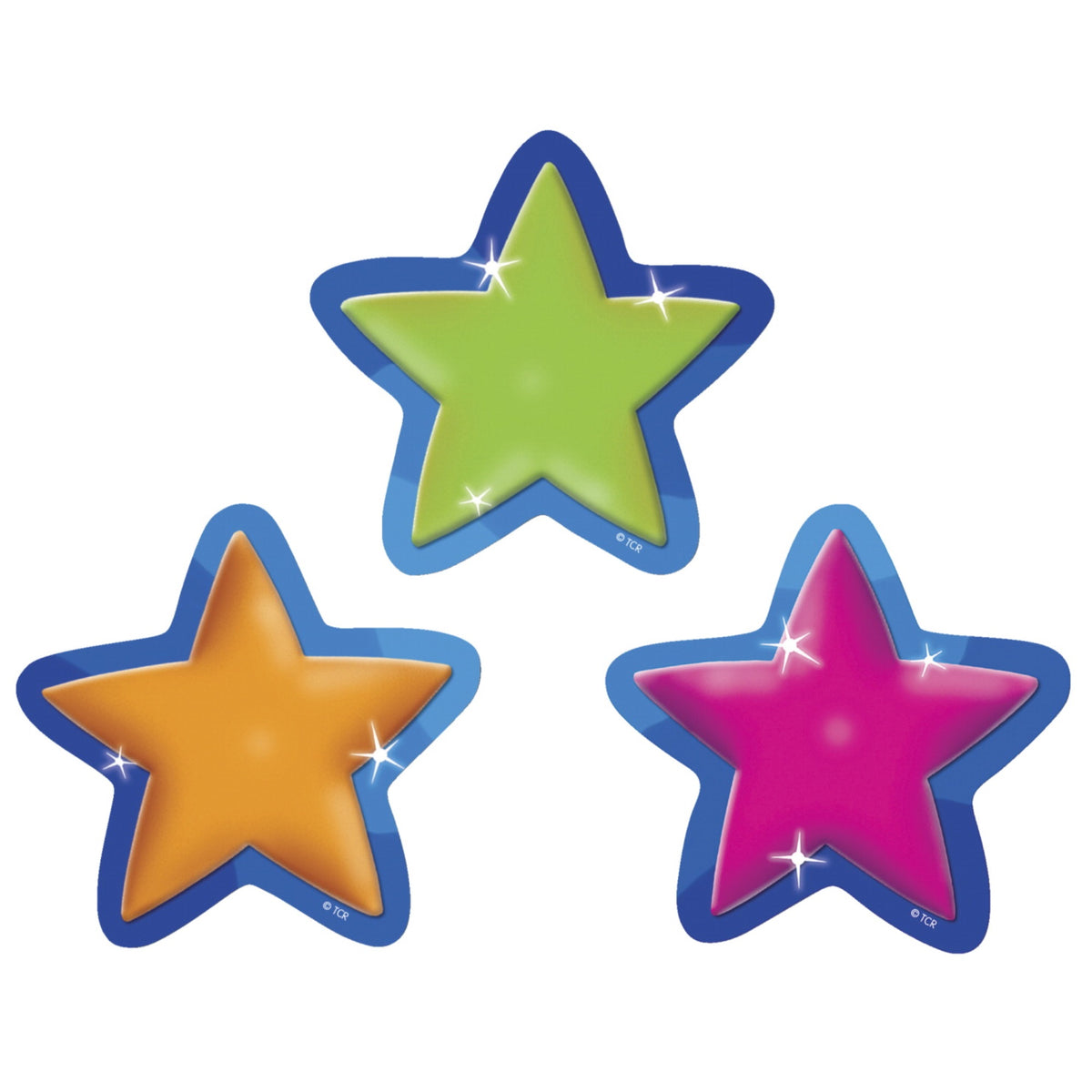 Teacher Created Resources Stars Magnetic Accents, Set Of 18