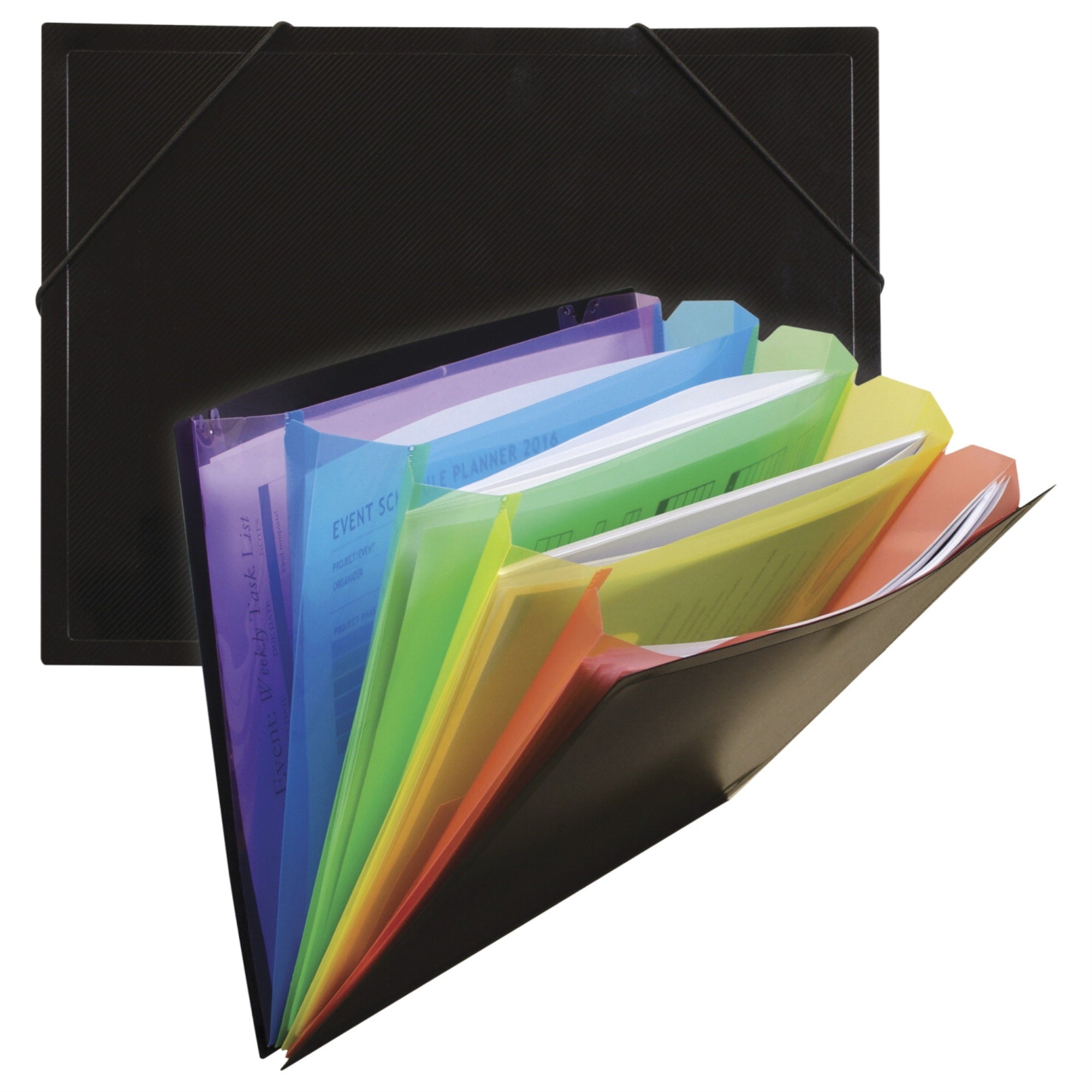 C-Line Rainbow Document Sorter, Letter Size