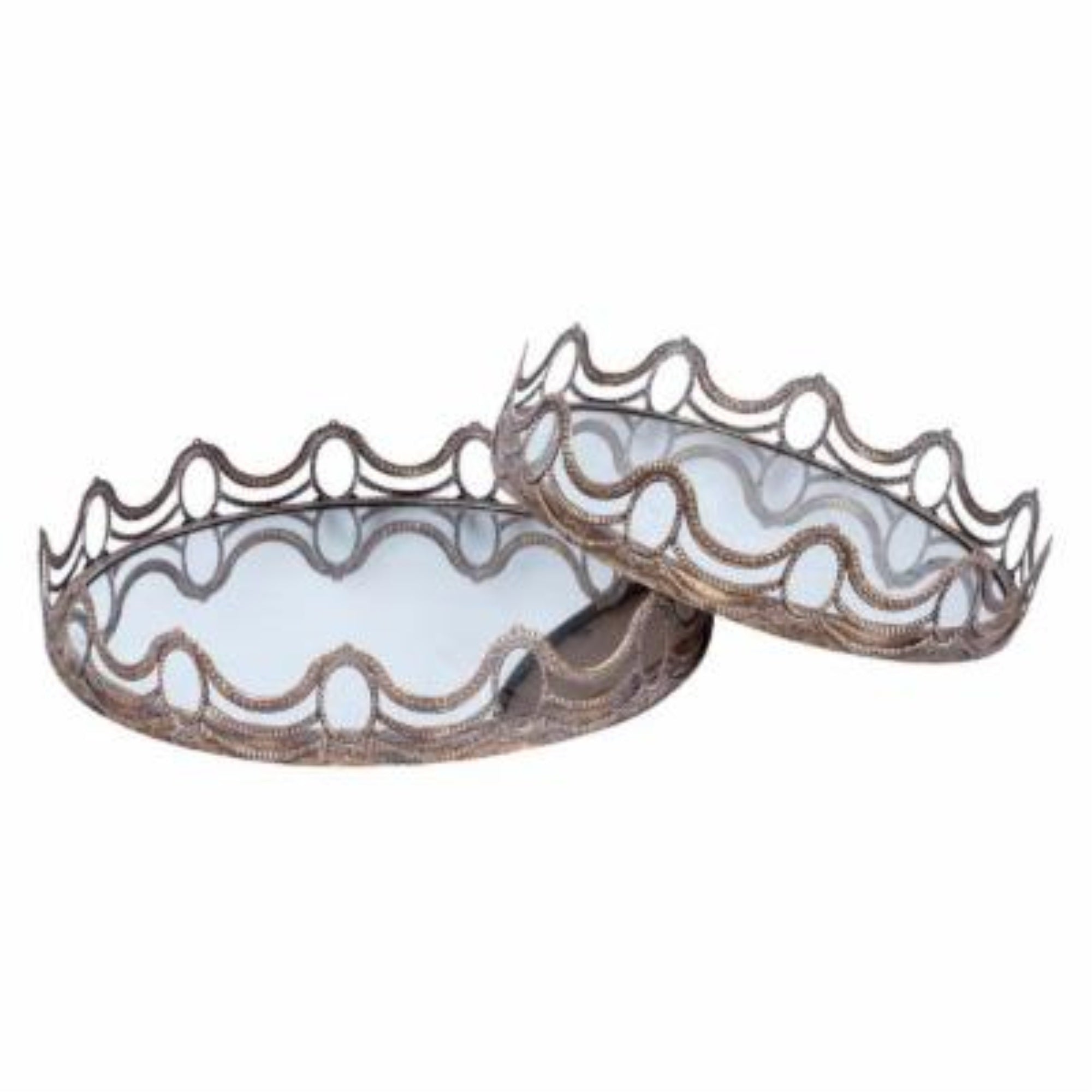 Decorative Wall Mirrors, Set Of 2