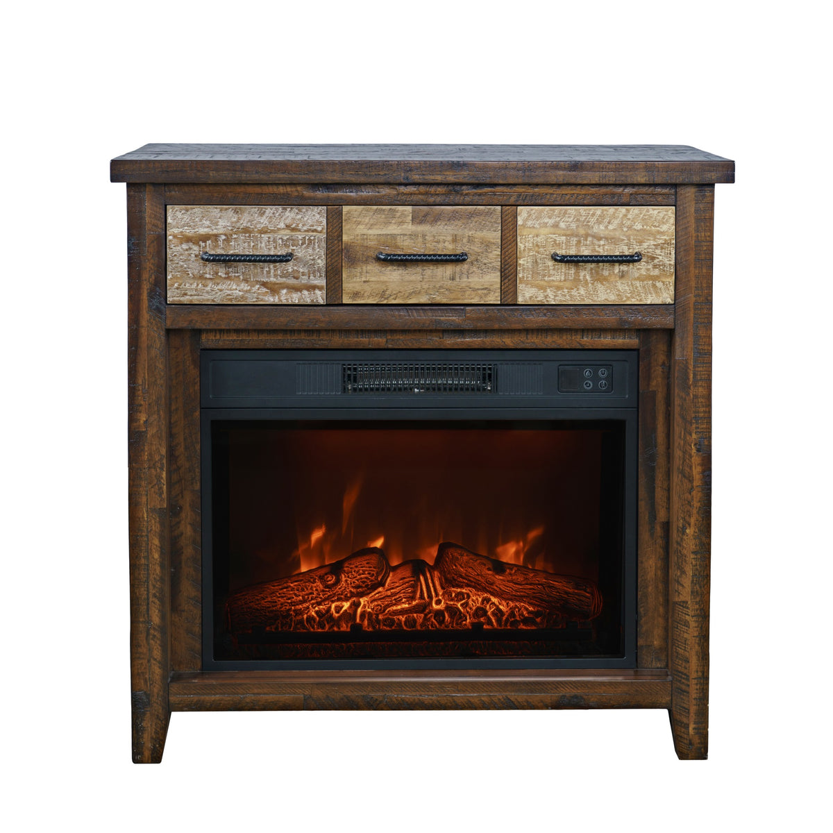 Painted Canyon Rustic 32' Electric Fireplace Console Tv Stand