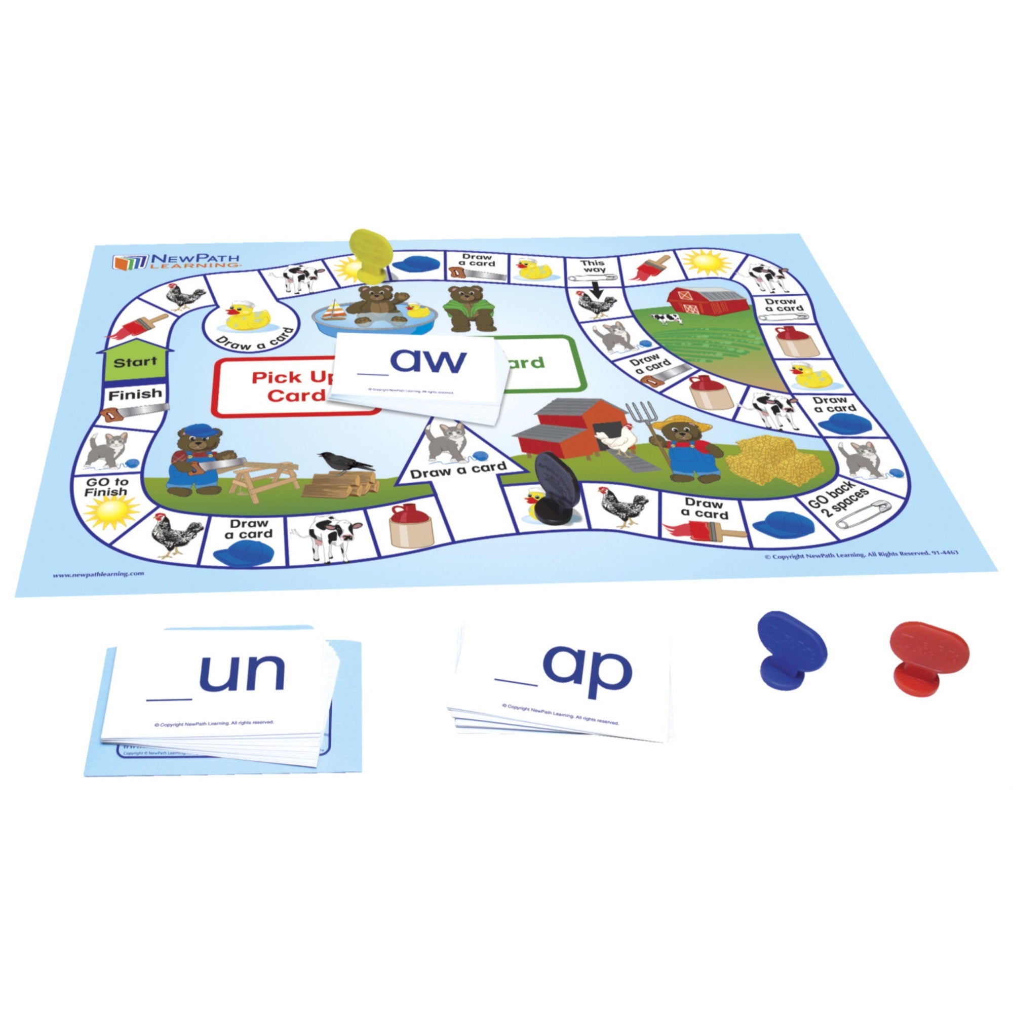 Newpath Word Families Learning Center Game