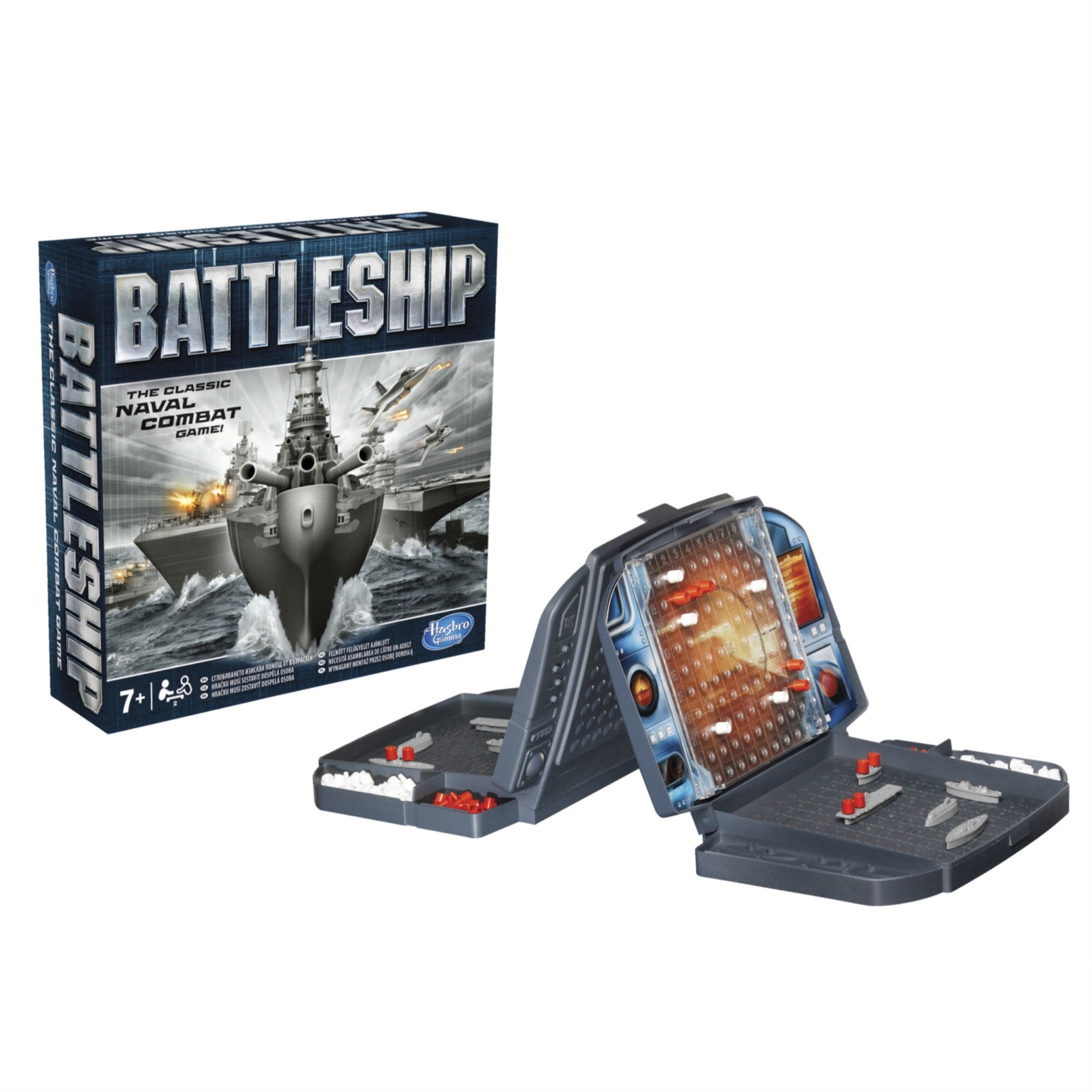 Hasbro Battleship Game, Kids Strategy Game, Ages 7 and Up