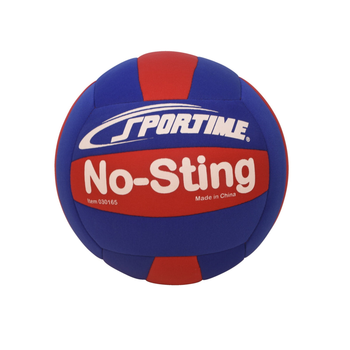 Sportime No-Sting Volleyball, 8 Ounces, Red/Blue