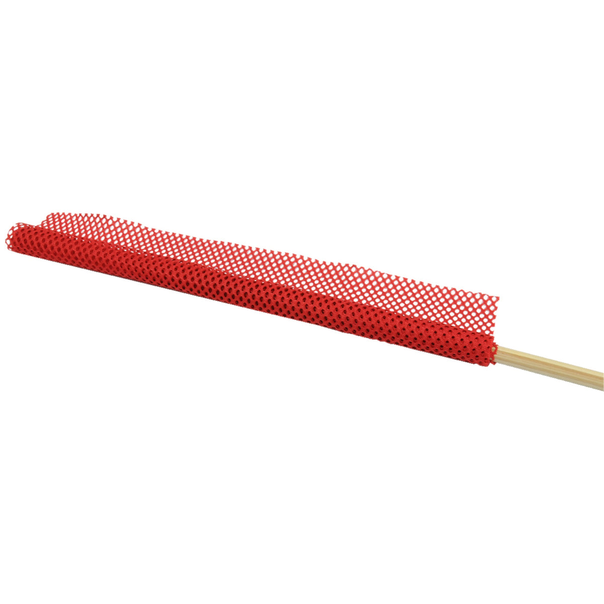 Red Danger Flag W Dowel 16In X 16In