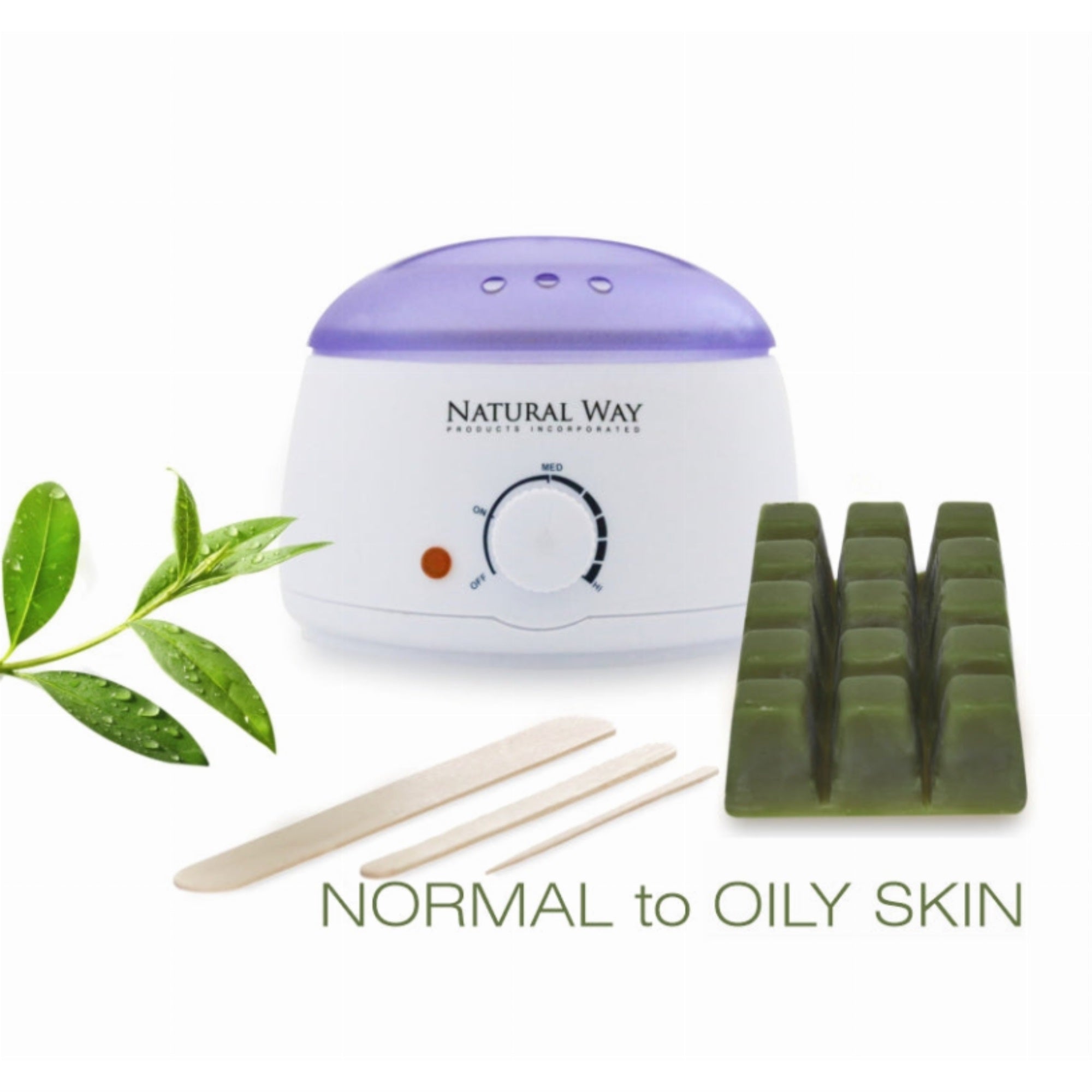Natural Way Hard Wax: Face & Body Waxing |Hard Wax Warmer Kit