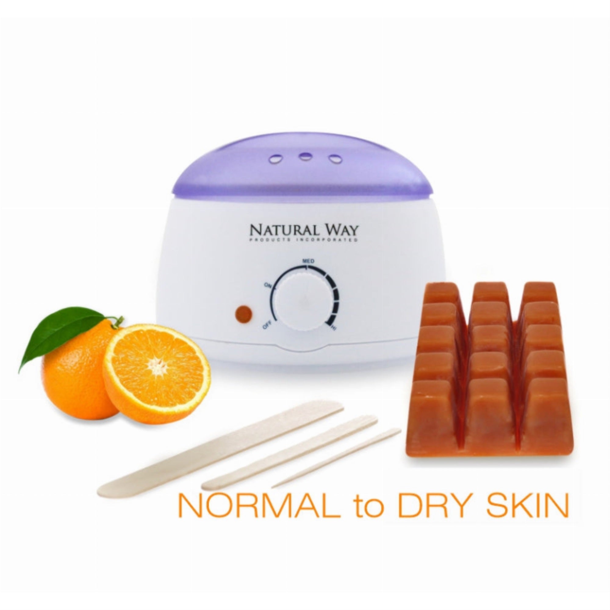 Natural Way Hard Wax: Face & Body Waxing |Hard Wax Warmer Kit