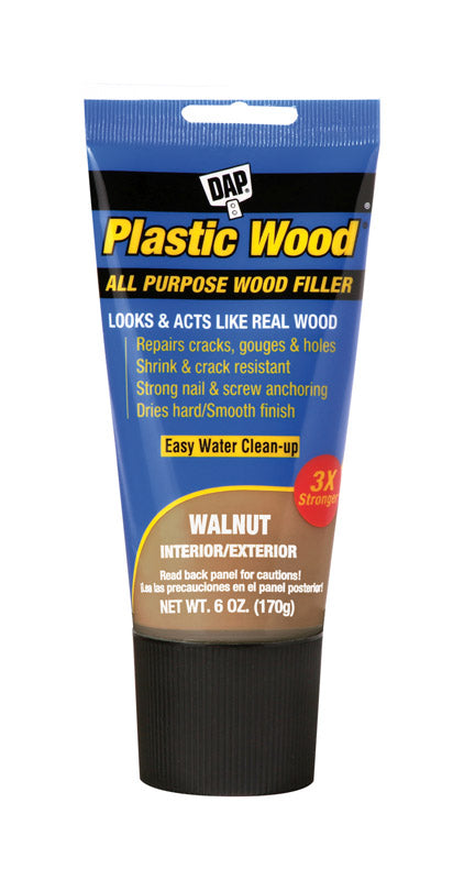 Woodfill Plstc Walnut6Oz (Pack Of 1)