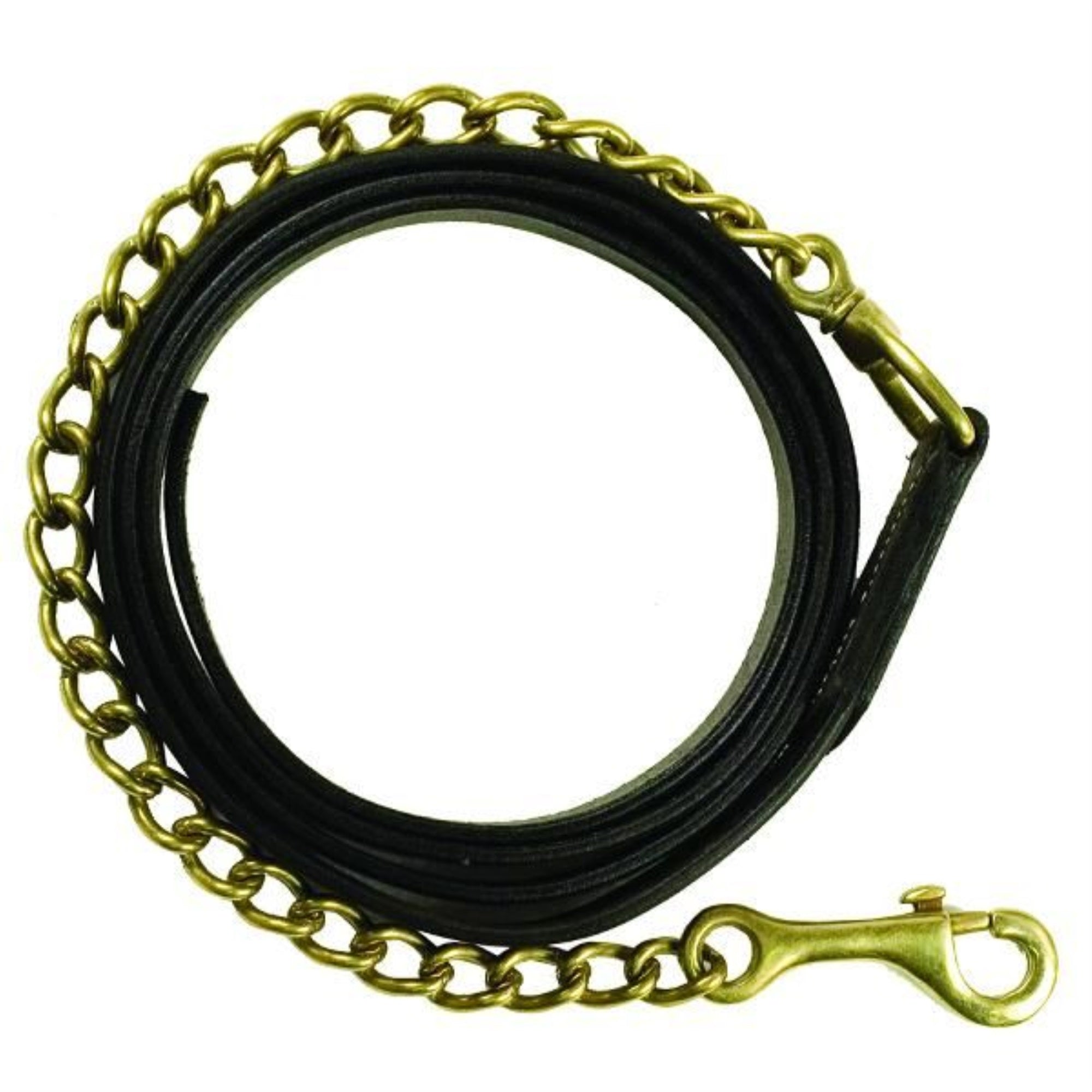 Gatsby Leather Lead With 20 Chain