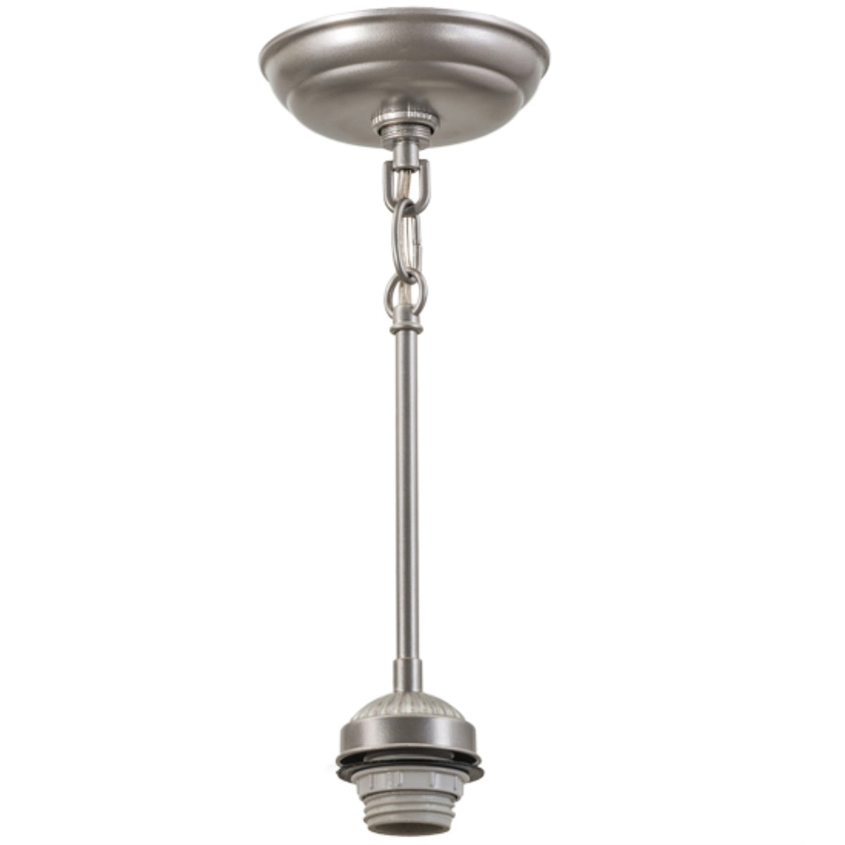 5'W Nickel 1 Lt Pendant Hardware