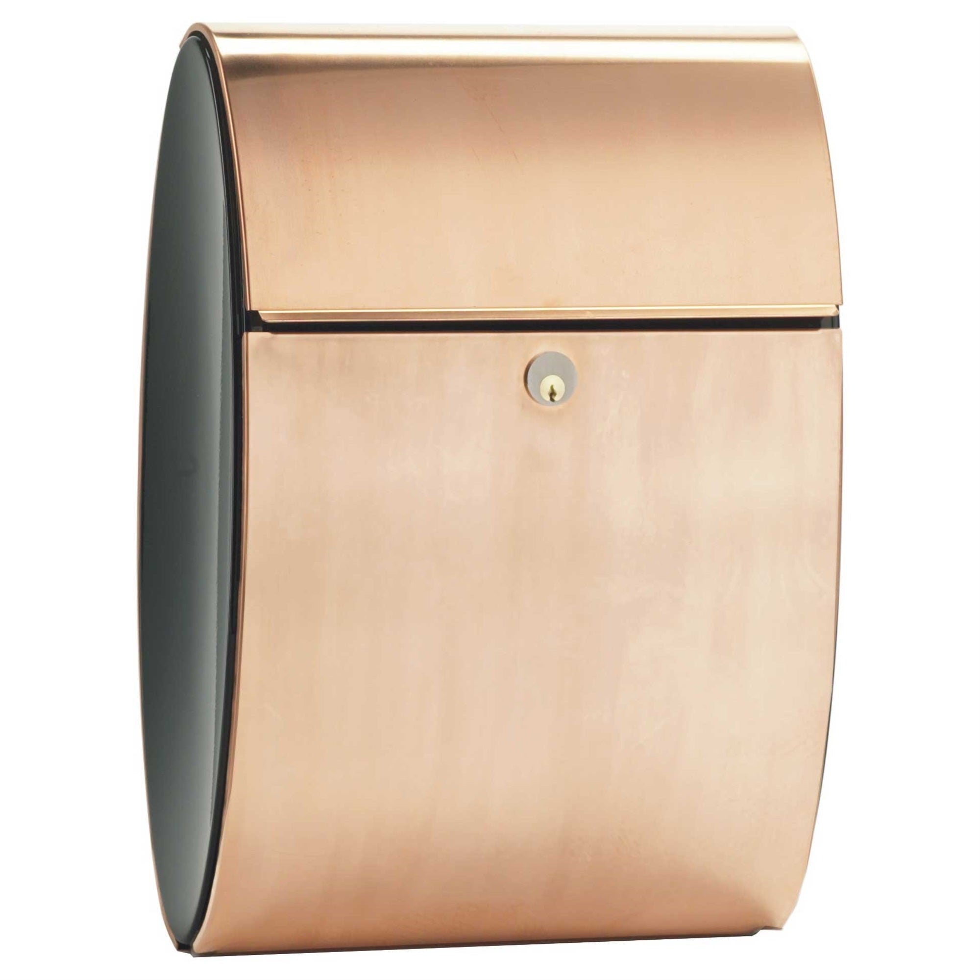 Allux Series Mailboxes Ellipse In Copper Color