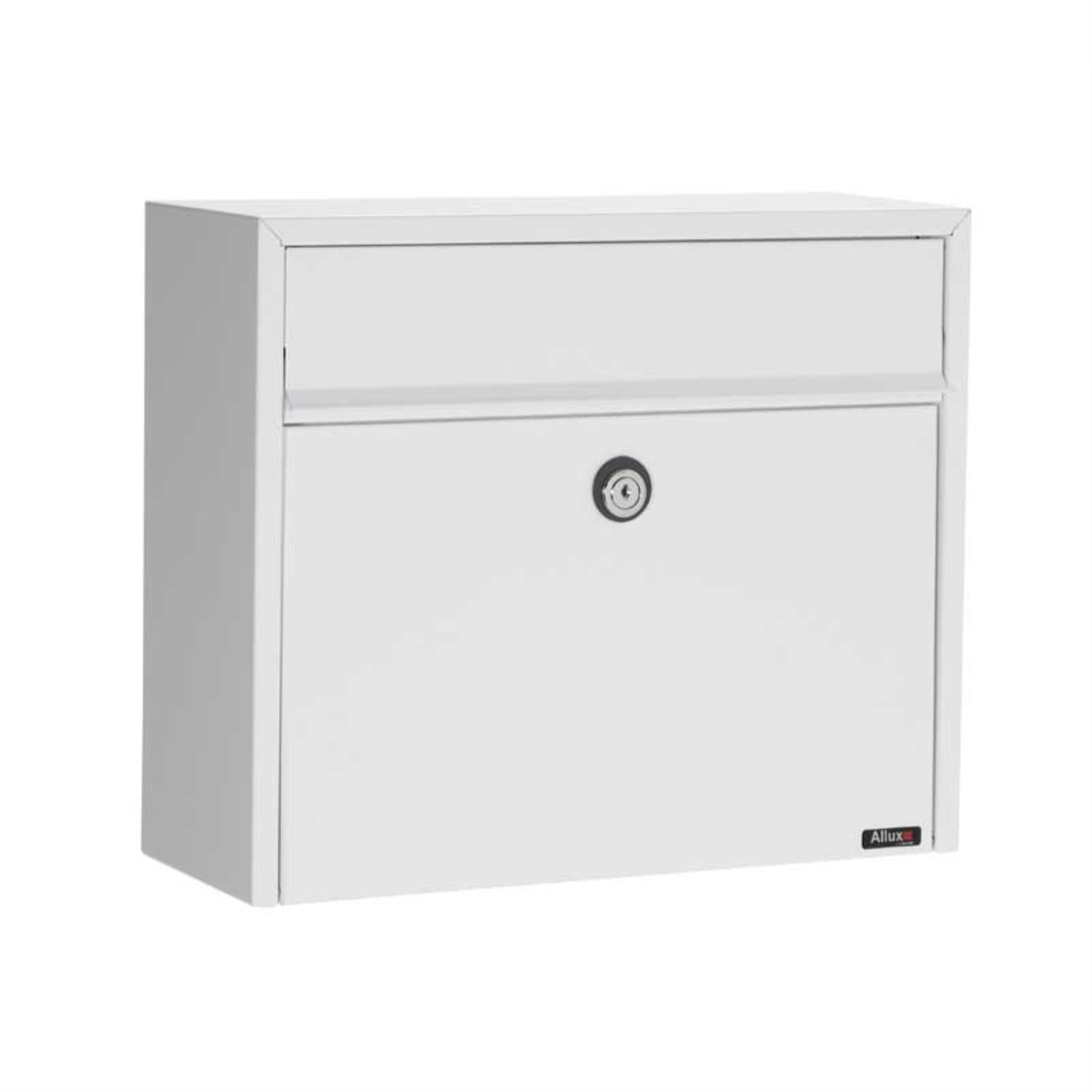 Allux Series Lt150 Wall Mount Mailbox In White