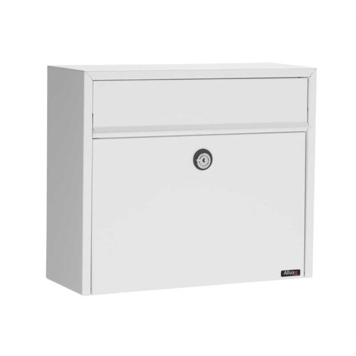 Allux Series Lt150 Wall Mount Mailbox In White