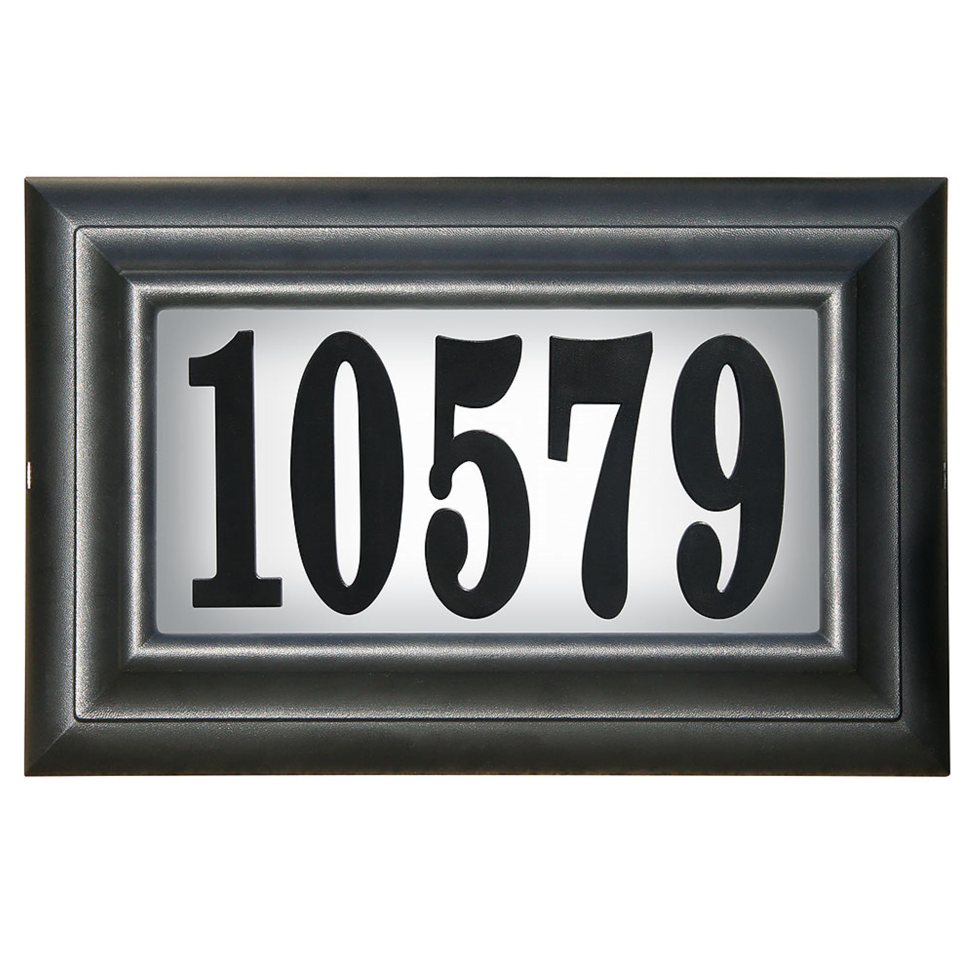 Edgewood Classic With Led Lights 'Do It Yourself Kit' Polymer Frame Lighted Address Plaque
