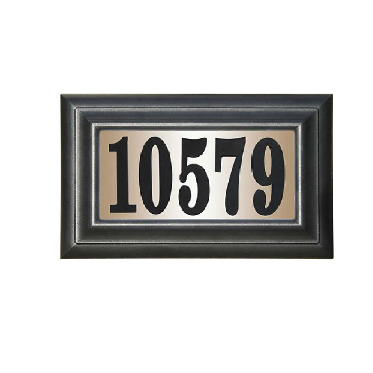 Edgewood Classic Do It Yourself Kit Polymer Frame Lighted Address Plaque