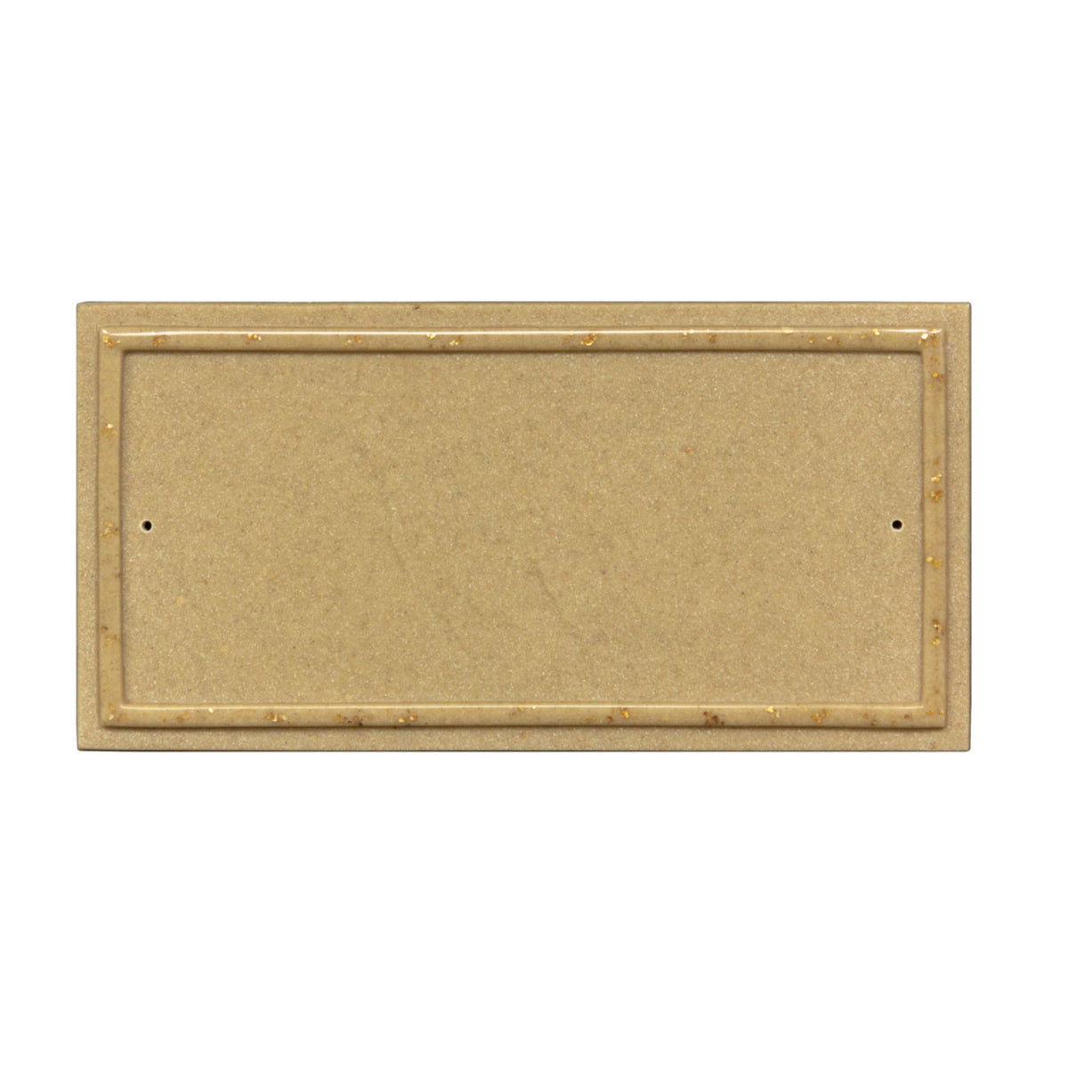 Ridgestone Rectangle Crushed Stone 'Do It Yourself Kit' Address Plaque In Sandstone Color