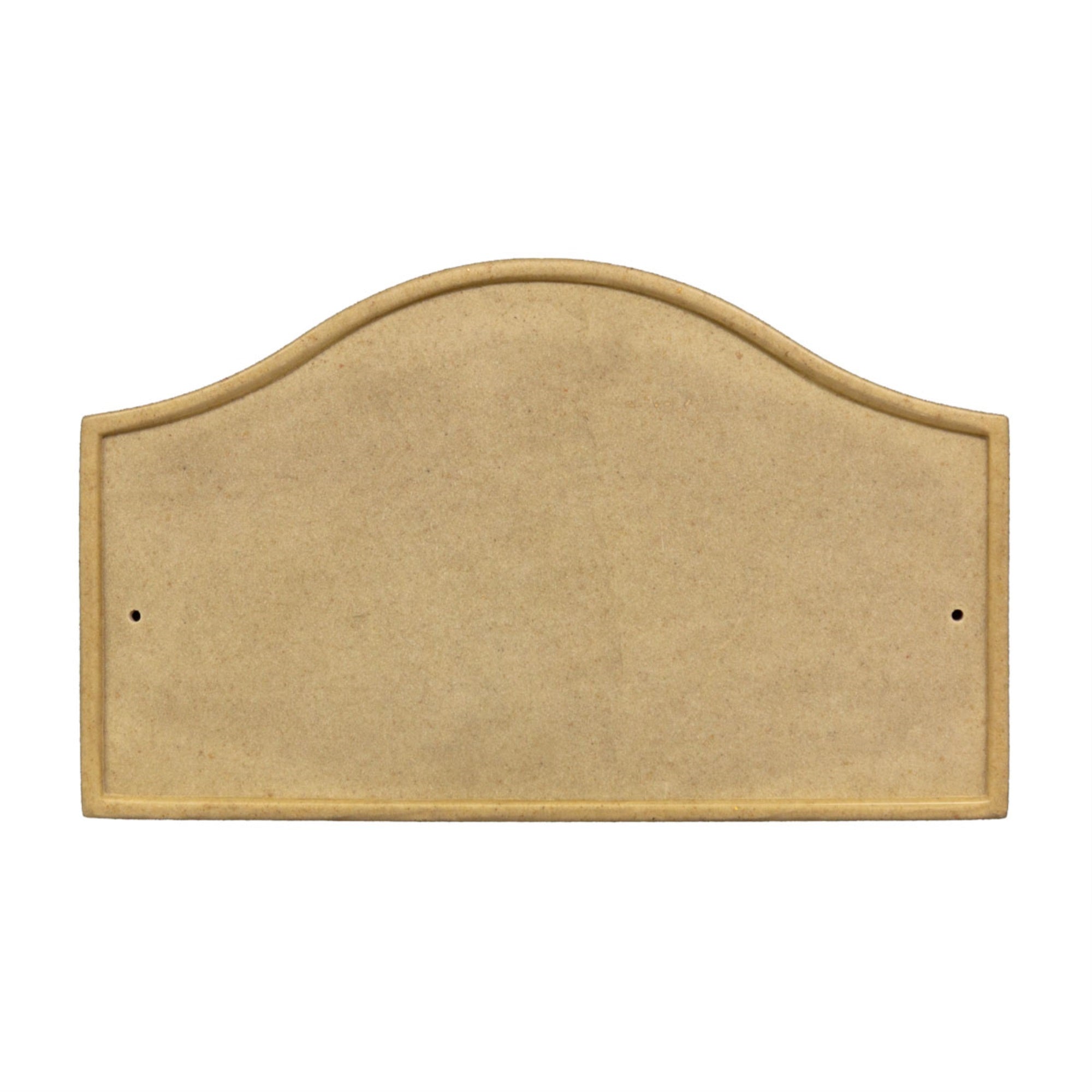 Ridgestone Serpentine Crushed Stone 'Do It Yourself Kit' Address Plaque In Sandstone Color