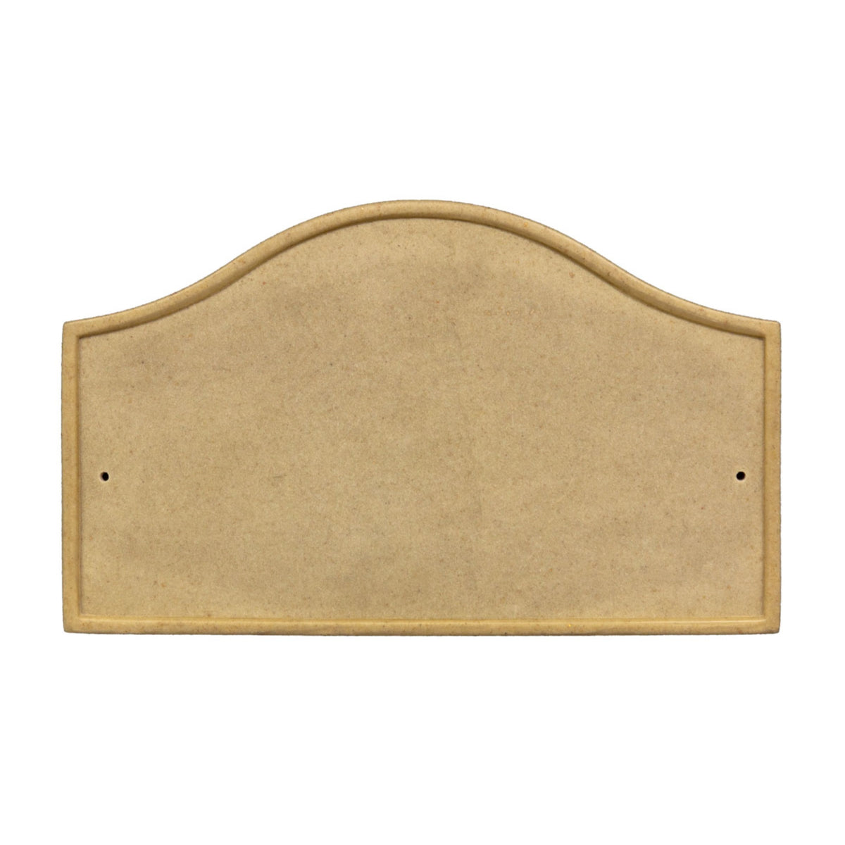 Ridgestone Serpentine Crushed Stone 'Do It Yourself Kit' Address Plaque In Sandstone Color
