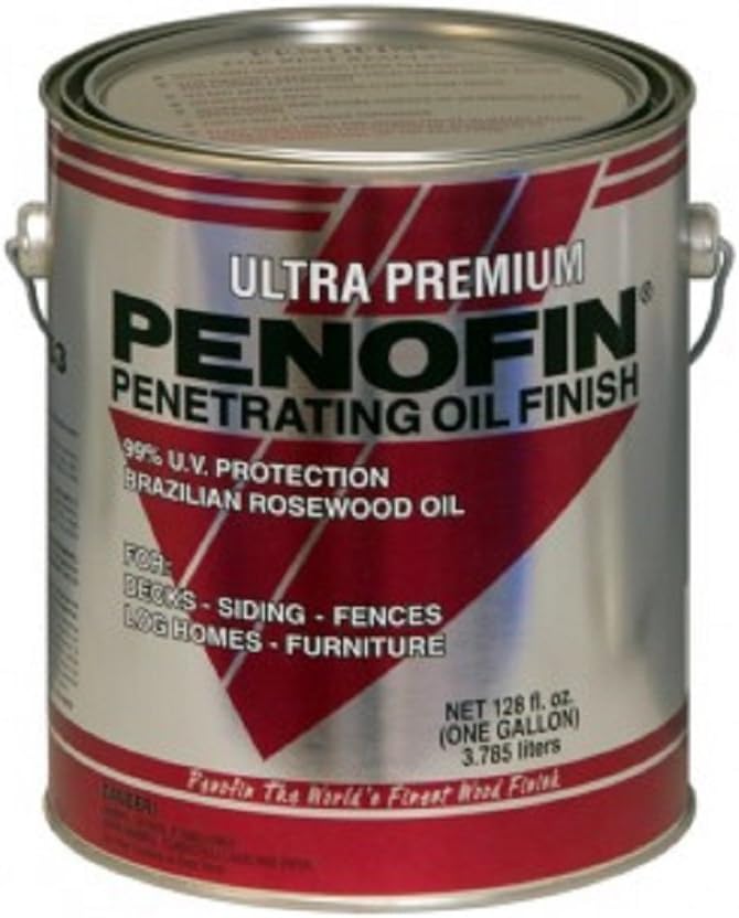 Penofin Ultra Premium Transparent Clear Oil-Based Penetrating Wood Stain 1 gal  , (Pack of 4)