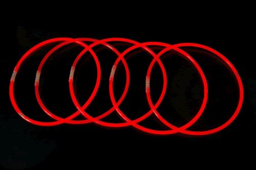 Glow Necklace Red Tube of Fifty