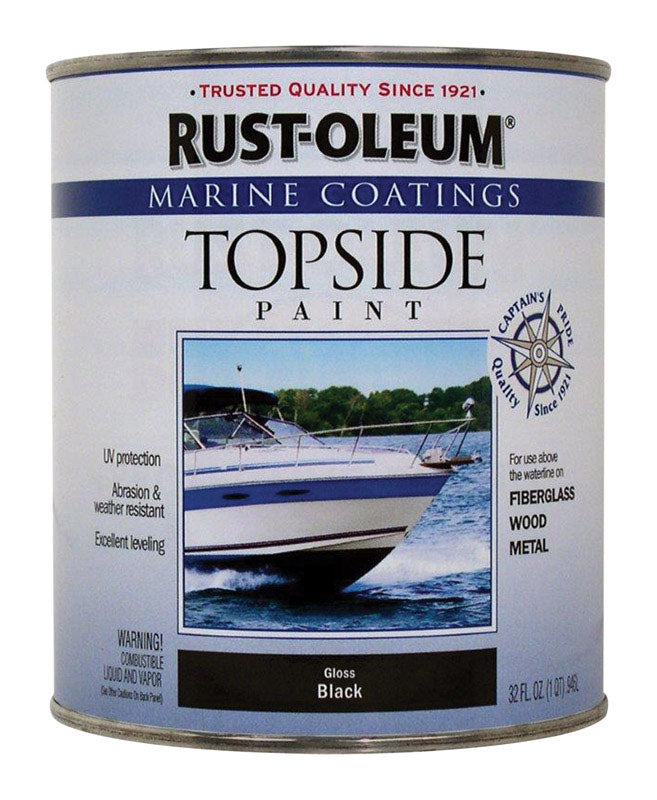 Marine Top Paint Blk Qt (Pack Of 1)
