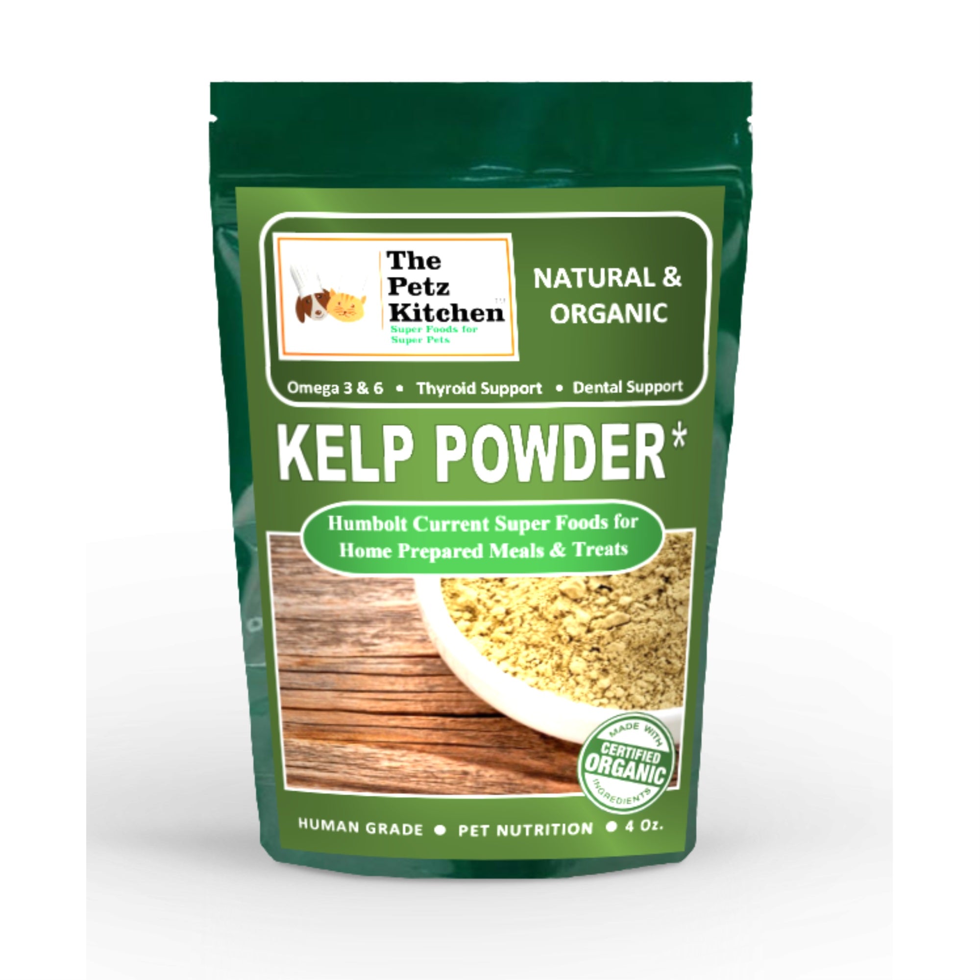 Kelp Omega 3 Thyroid & Whole Body Multi-Mineral, Multi-Vitamin & Dental Support* The Petz Kitchen*